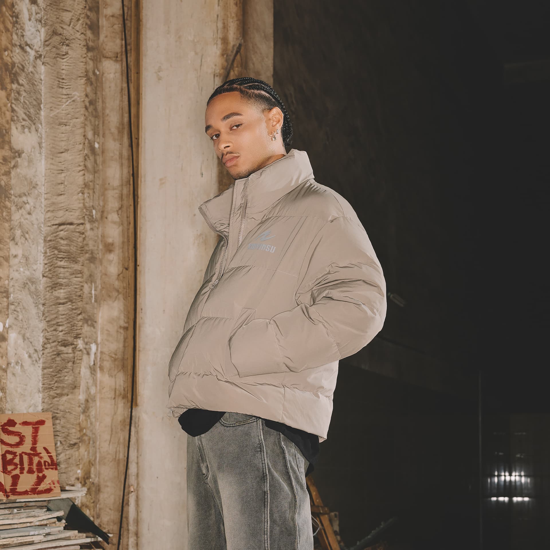 Зимняя куртка XINYINSU FW24 MIST EH Коллекция Пуховик Унисекс - изображение 2