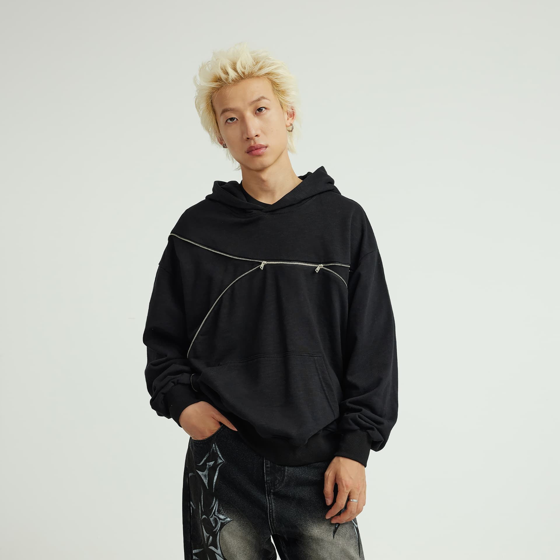 Худи XINYINSU 25FW Толстовка Унисекс - изображение 3