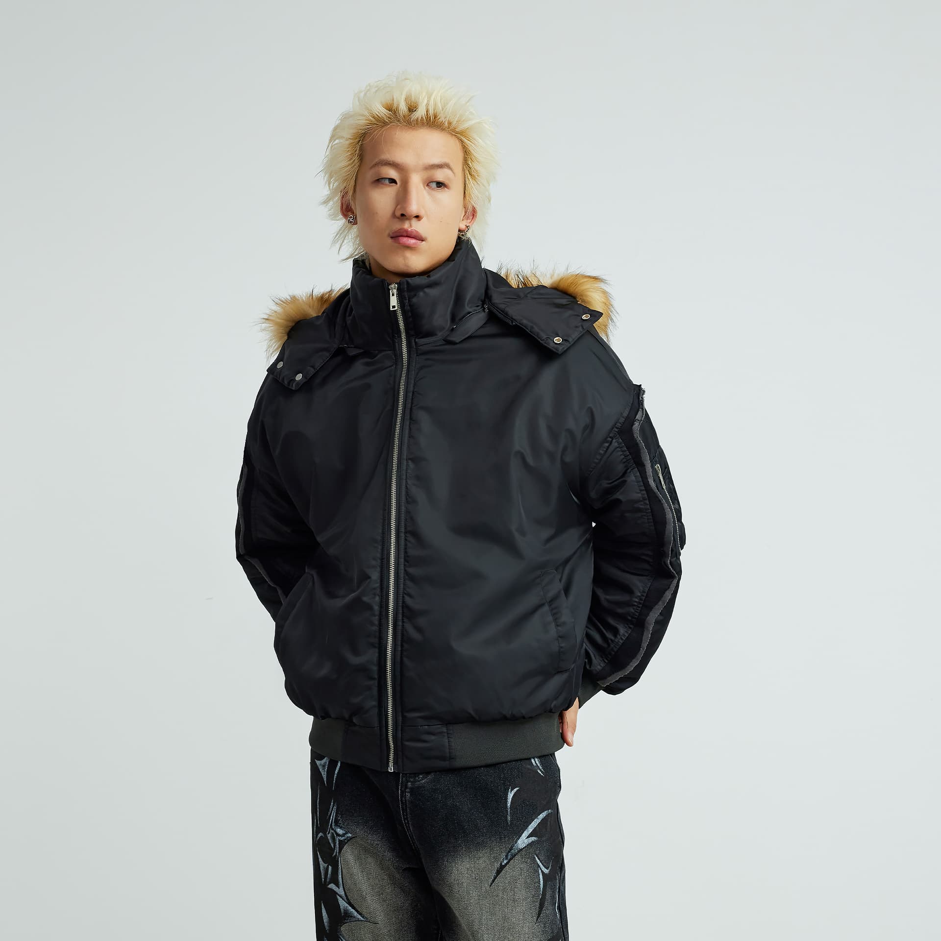 Зимняя куртка пуховик XINYINSU 25FW Хлопковый пуховик унисекс - изображение 4