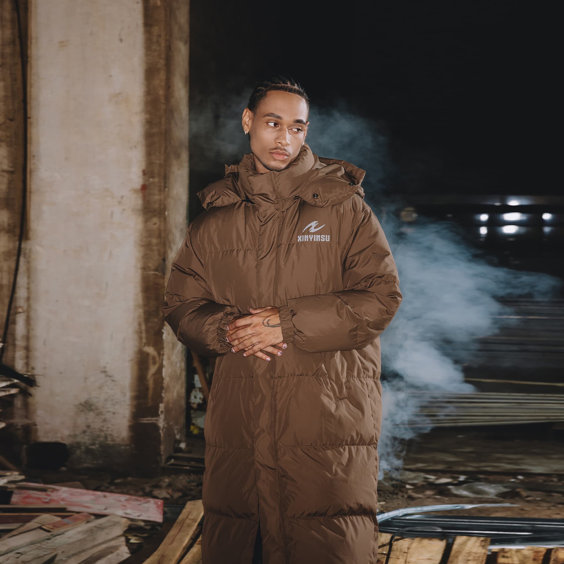 Зимняя куртка XINYINSU FW24 MIST EH Коллекция Пуховик Унисекс - изображение 4