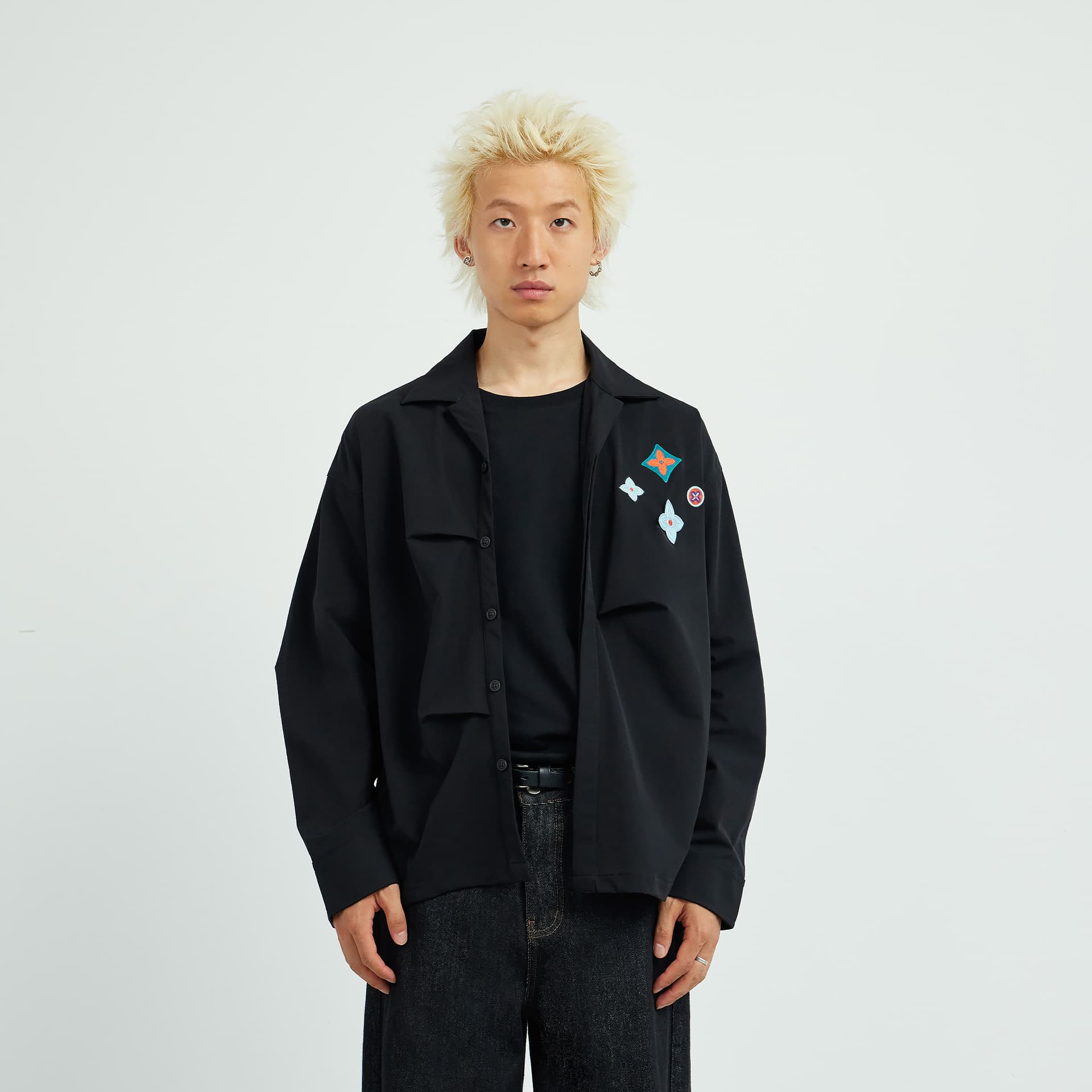 Рубашка XINYINSU x P D 25FW Рубашка Мужская Парная - изображение 3