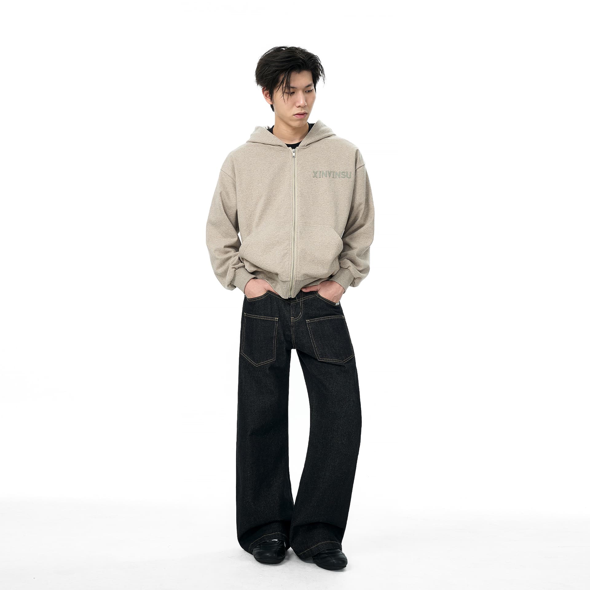 Худи XINYINSU 25FW Толстовка Унисекс - изображение 7