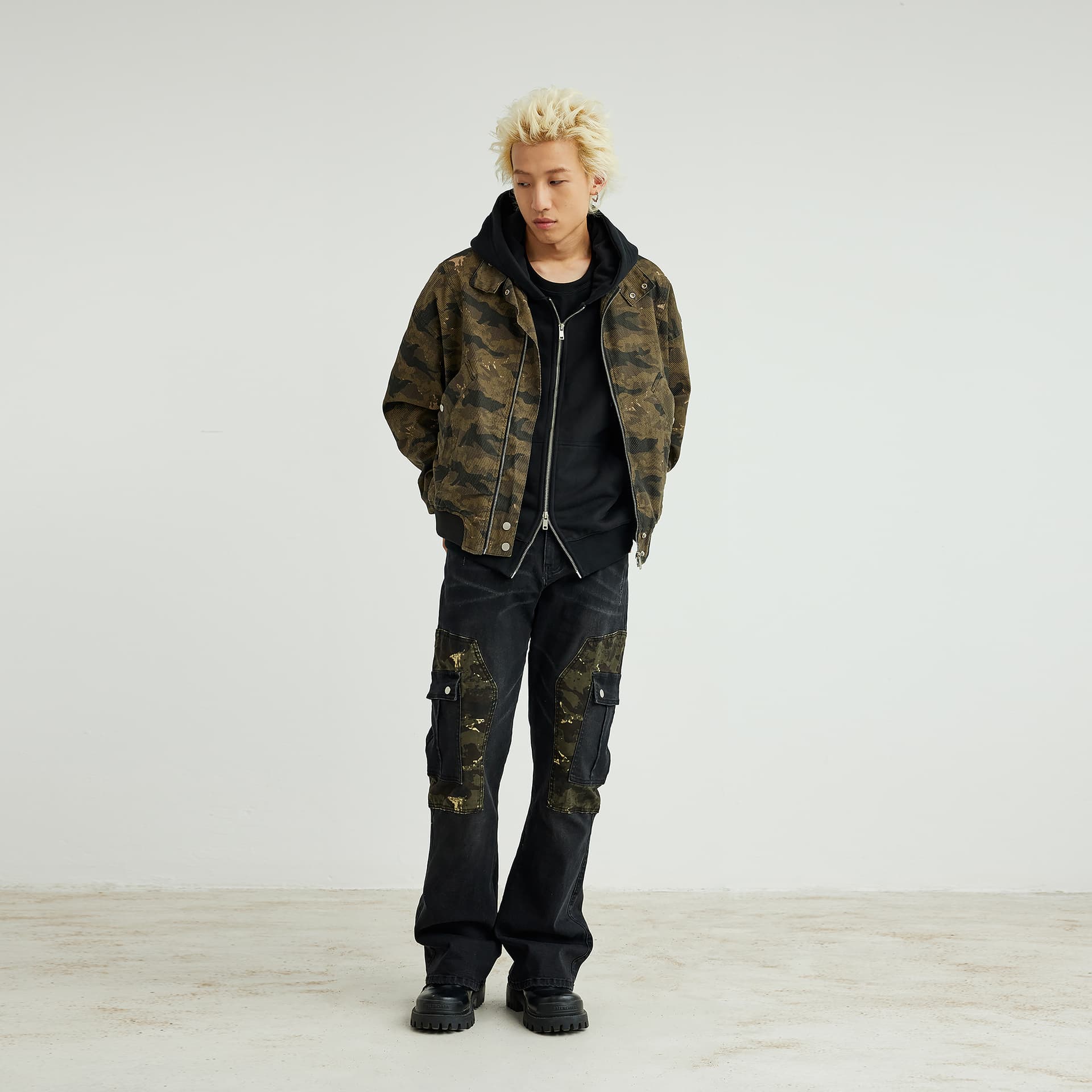 Штаны XINYINSU 25FW Джинсы Унисекс Парный - изображение 7