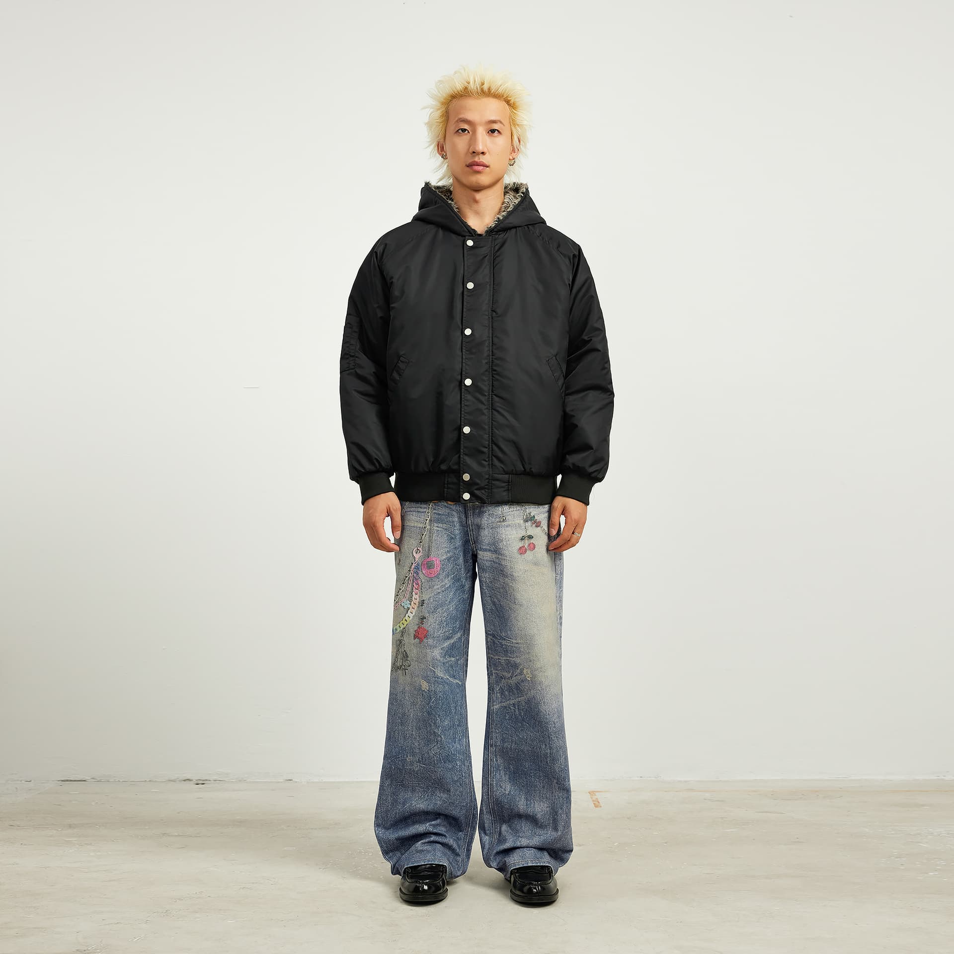 Штаны XINYINSU Blue Unisex Jeans XINYINSU Синий Унисекс Джинсы - изображение 8