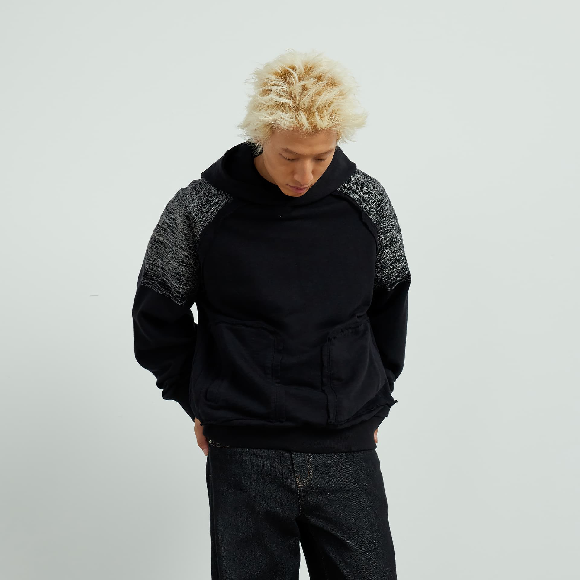 Худи XINYINSU 25FW Толстовка Унисекс - изображение 4