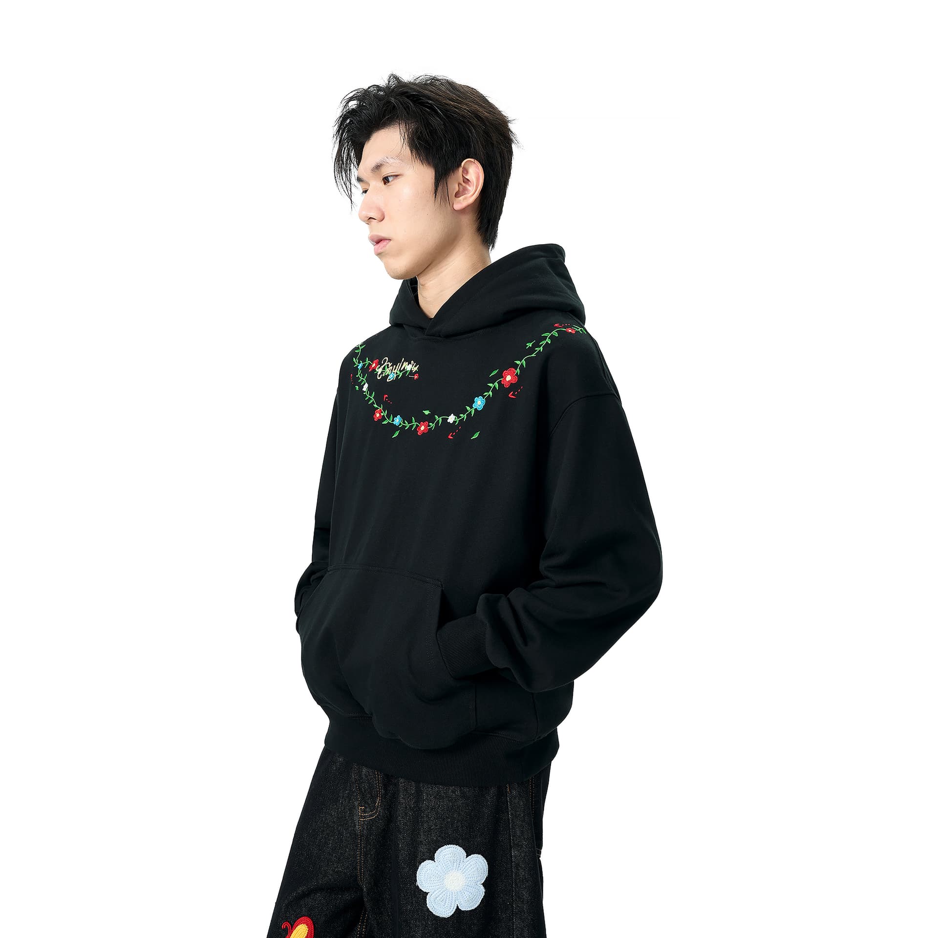 Худи XINYINSU 25FW Толстовка Унисекс - изображение 5