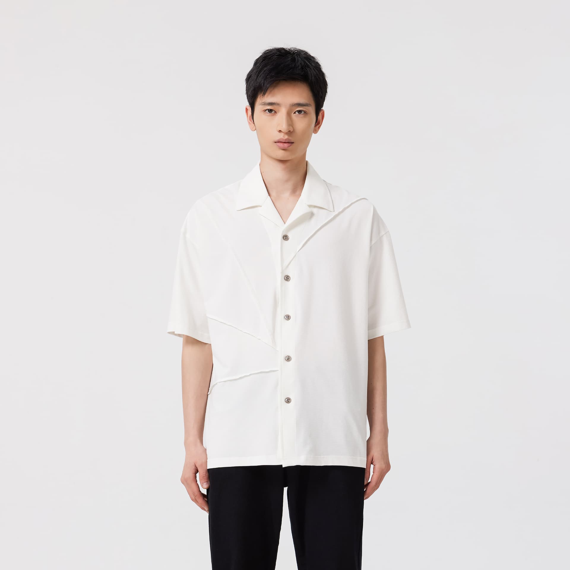 Рубашка XINYINSU 25SS Рубашка Унисекс Белая - изображение 3