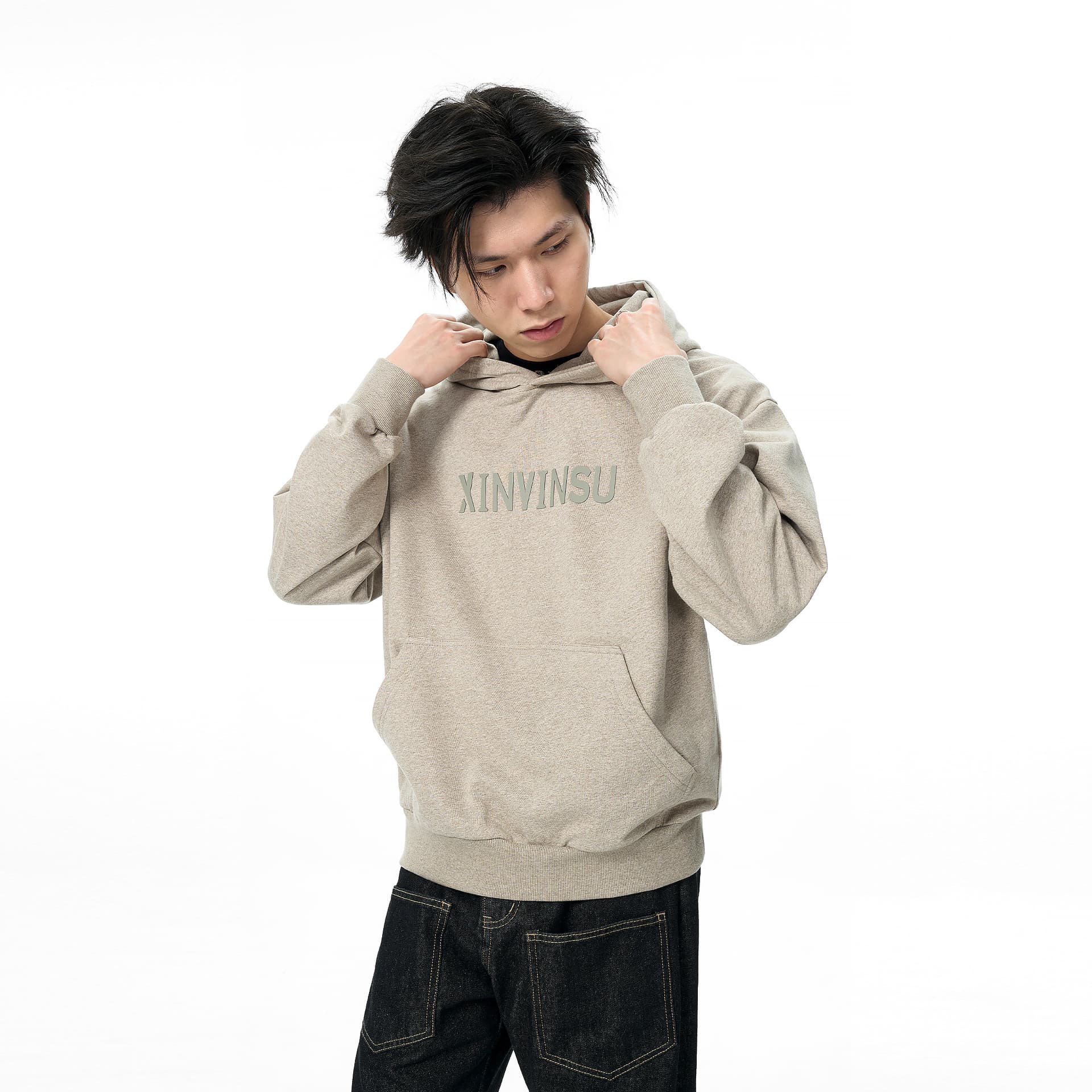 Худи XINYINSU 25FW Толстовка Унисекс - изображение 4