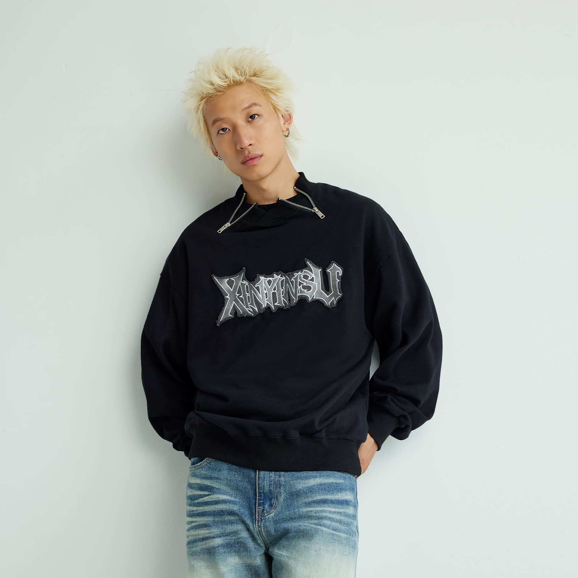 Худи XINYINSU 25FW Толстовка Унисекс - изображение 4