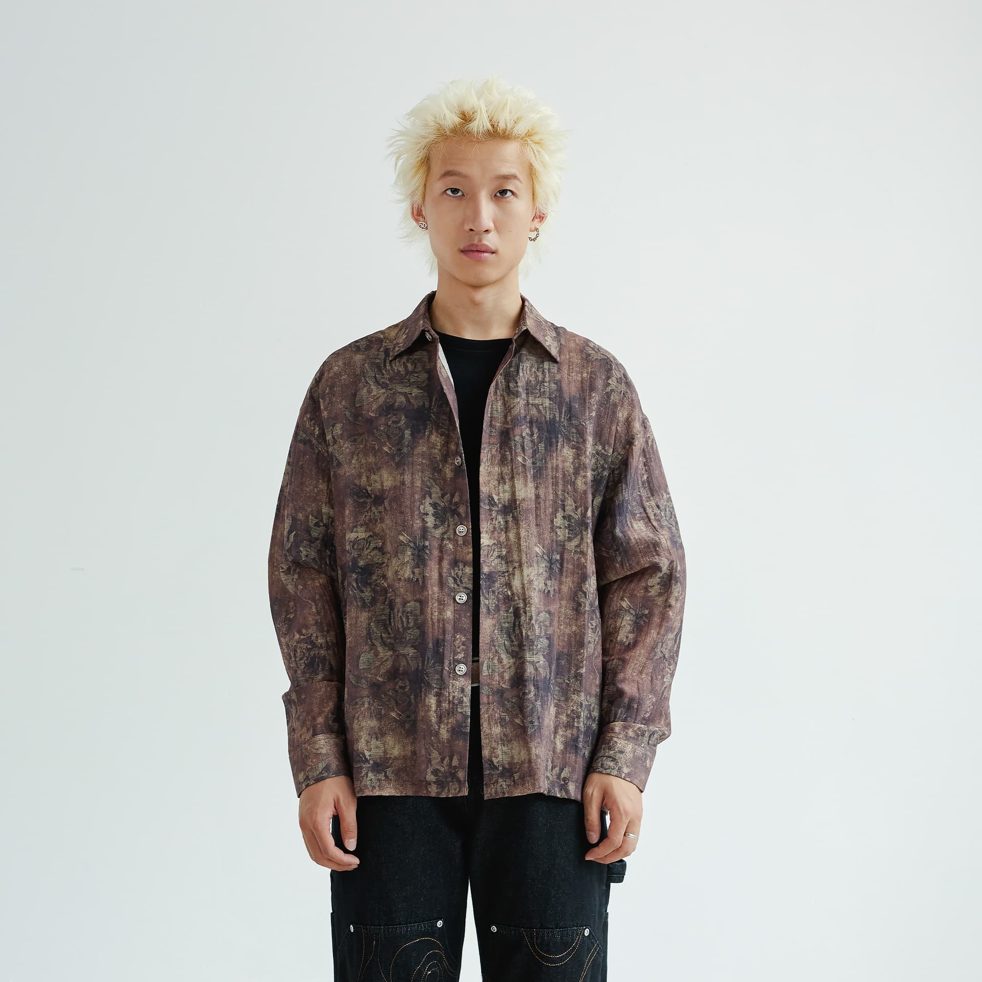 Рубашка XINYINSU 25FW Рубашка Унисекс Парный - изображение 6