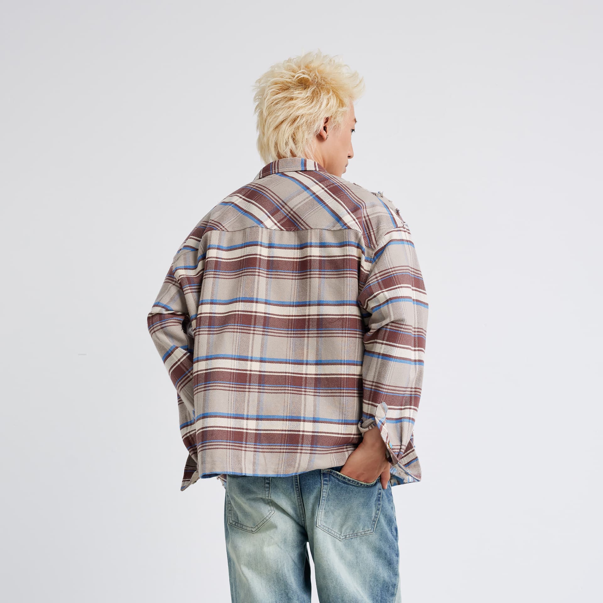 Рубашка XINYINSU 25FW Рубашка Унисекс Парный - изображение 5