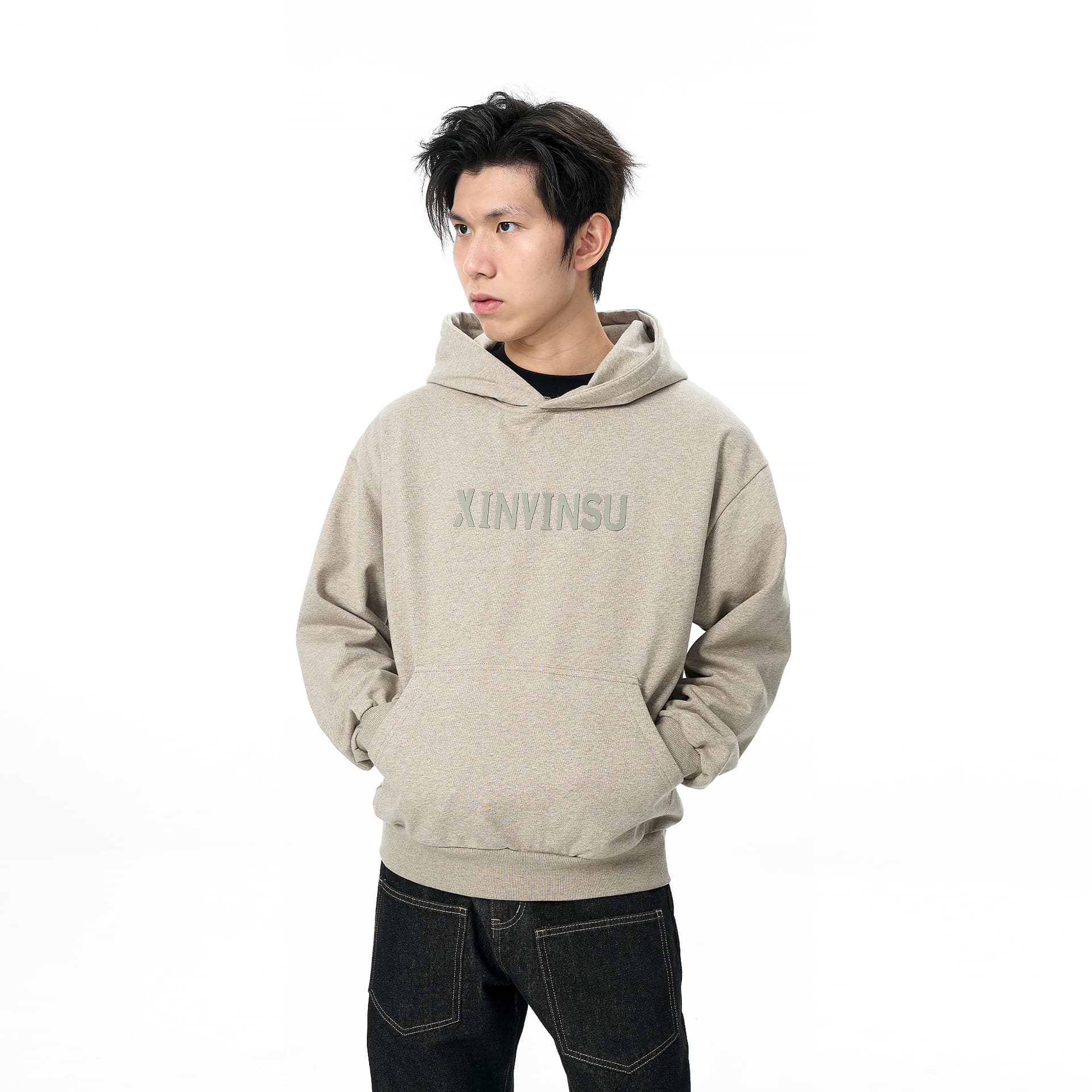 Худи XINYINSU 25FW Толстовка Унисекс - изображение 5