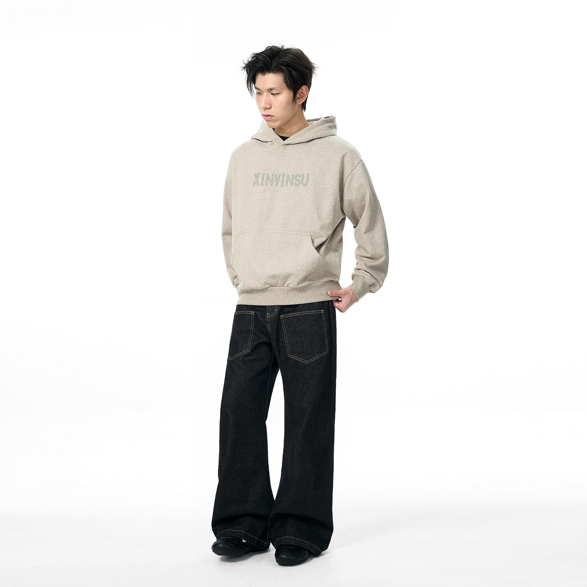 Худи XINYINSU 25FW Толстовка Унисекс - изображение 6