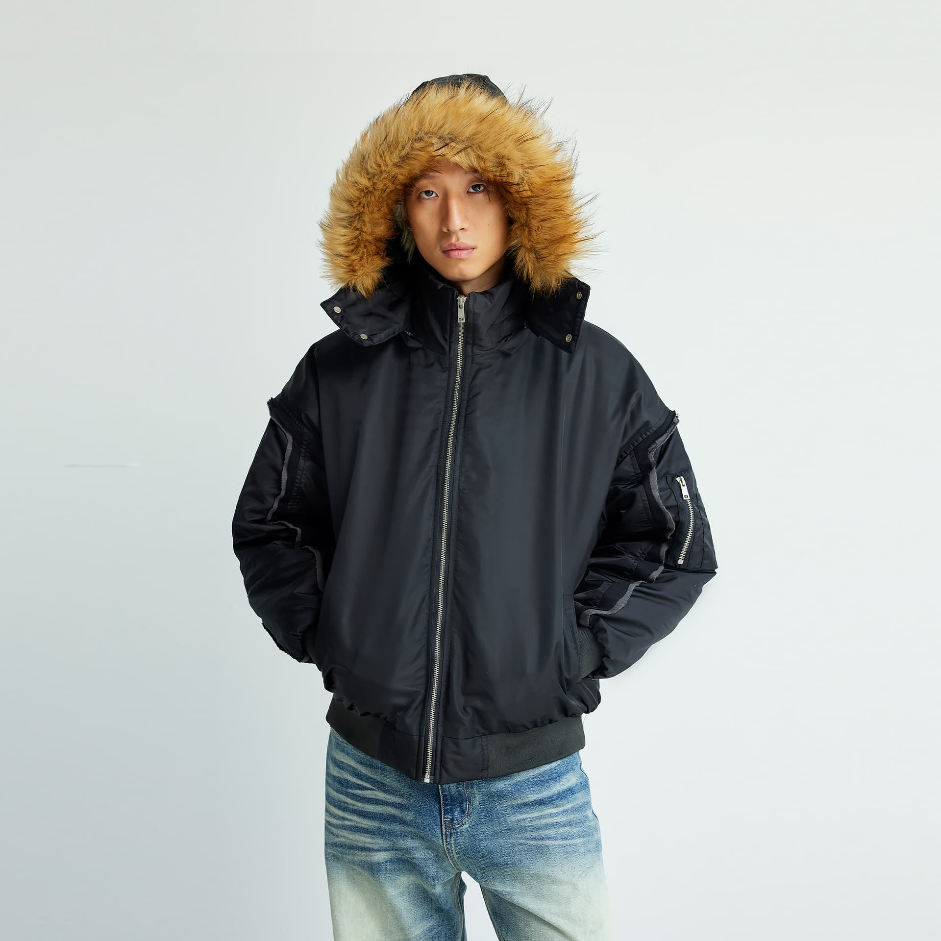 Зимняя куртка пуховик XINYINSU 25FW Хлопковый пуховик унисекс - изображение 6