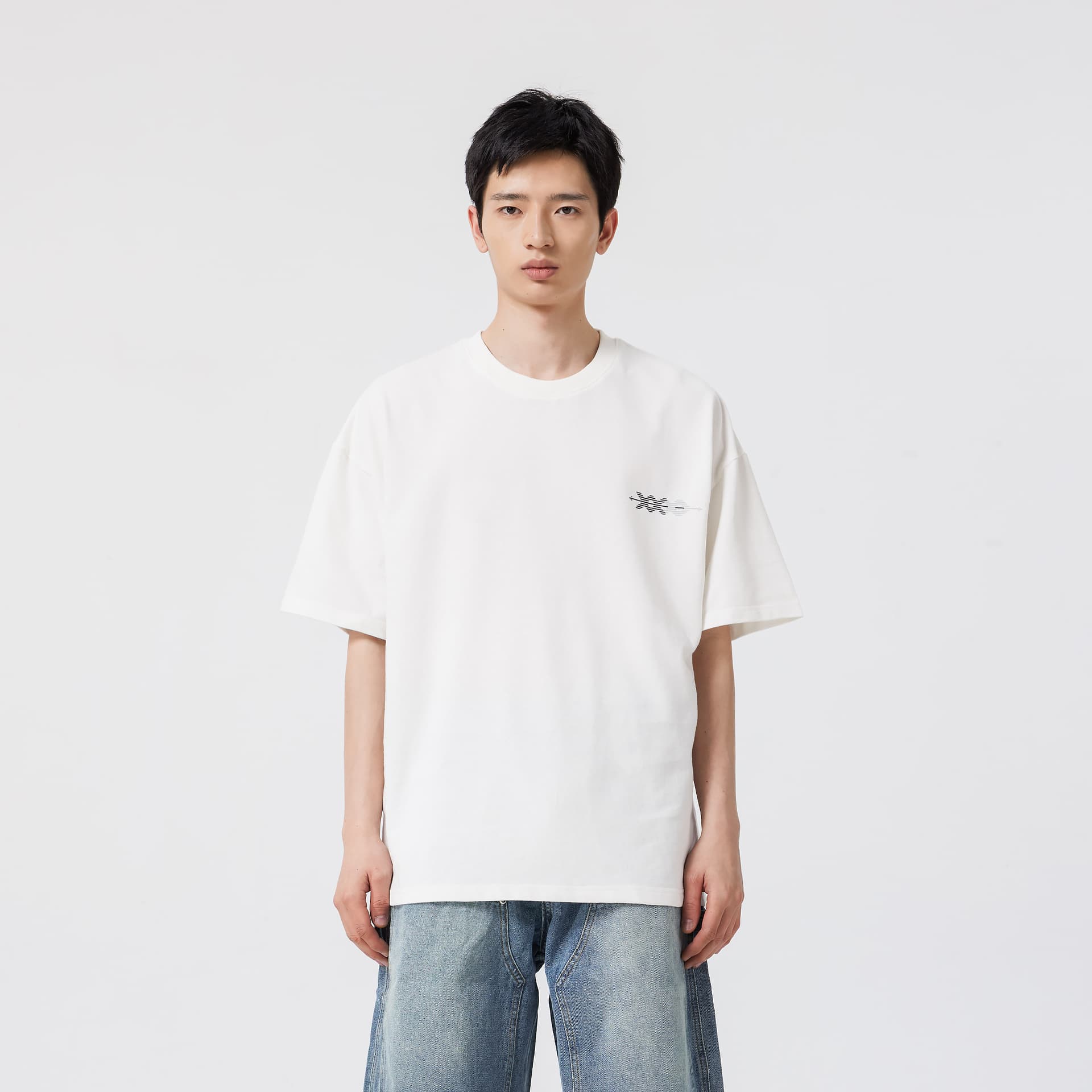 Футболка XINYINSU 25SS T-Shirt Унисекс Белый - изображение 5
