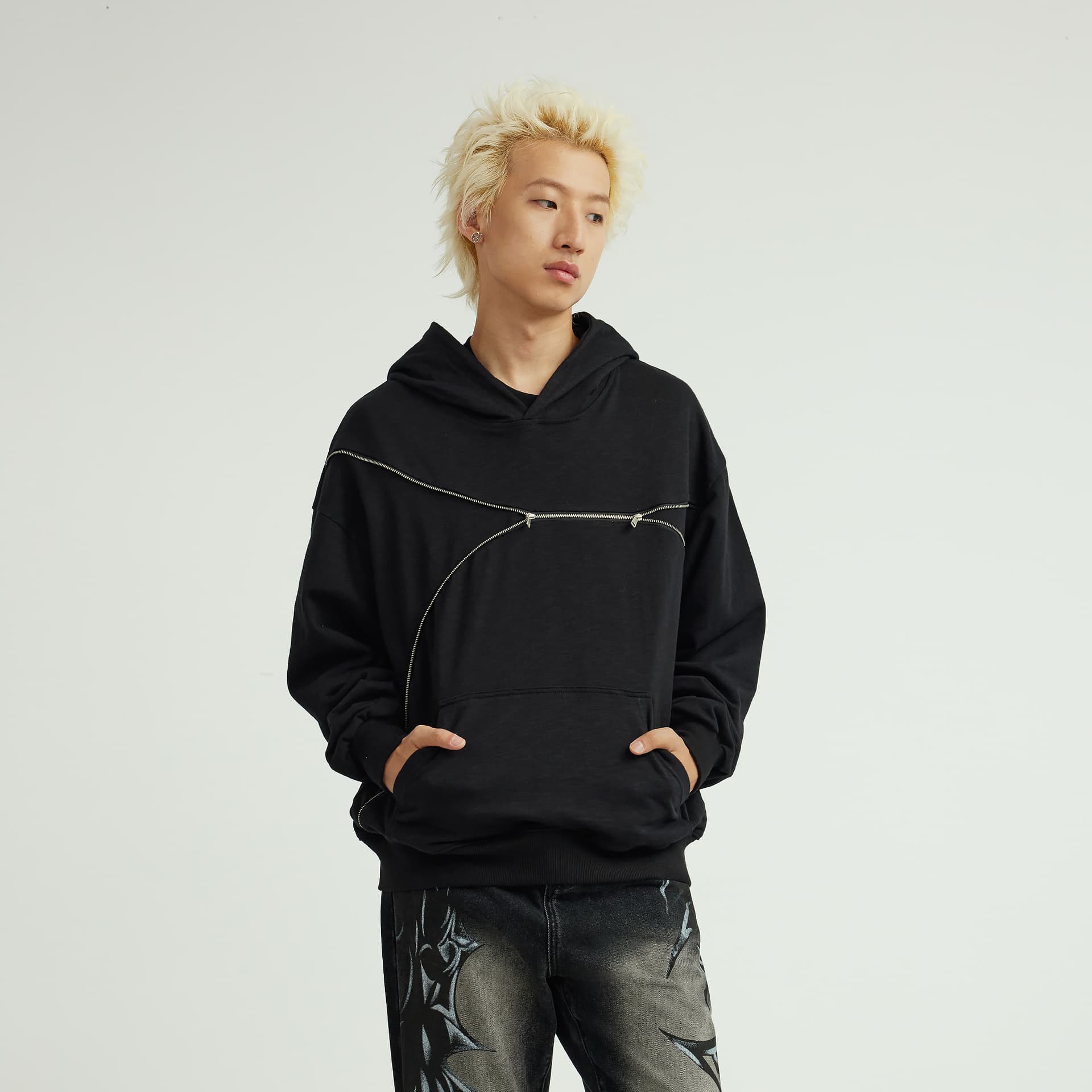Худи XINYINSU 25FW Толстовка Унисекс - изображение 4