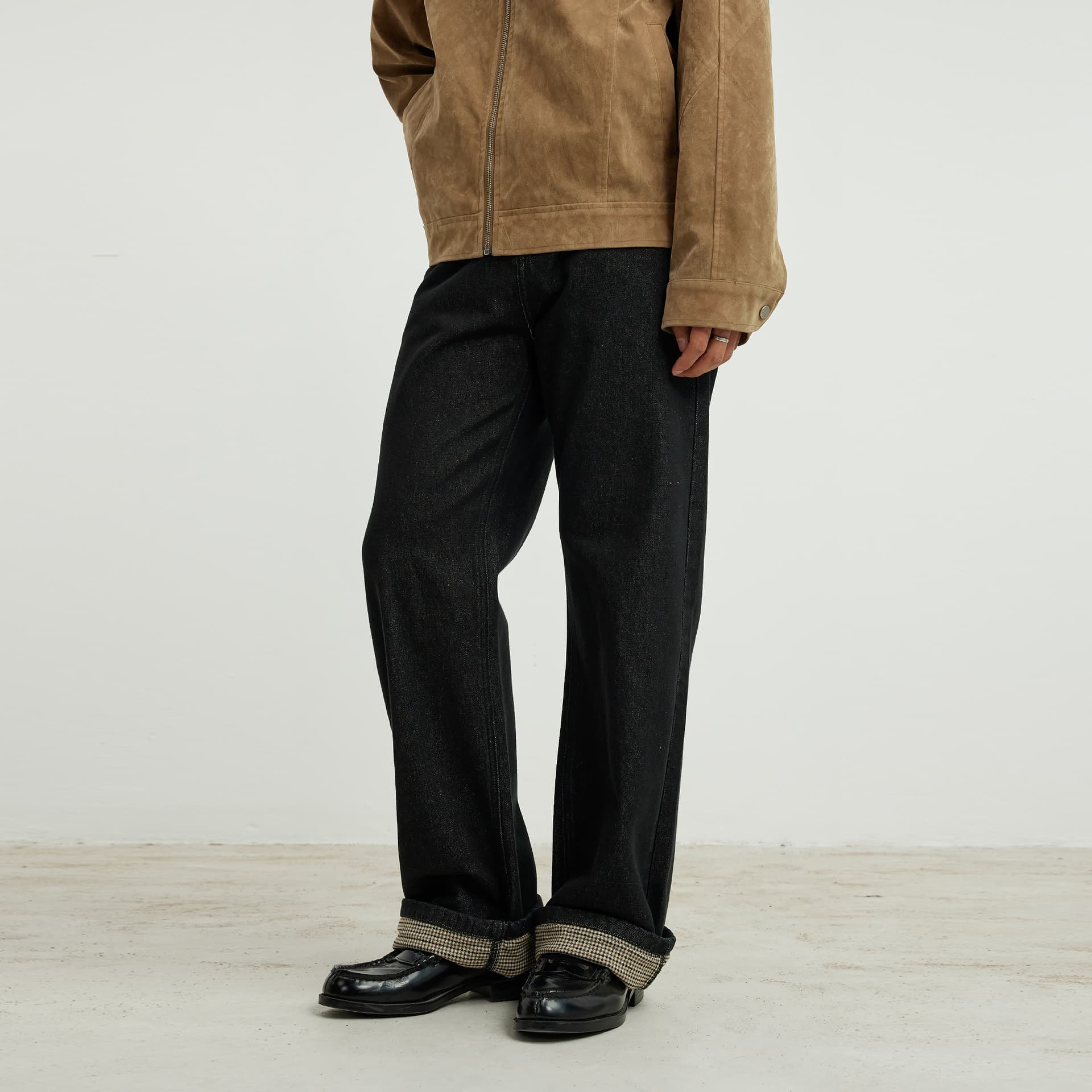 Штаны XINYINSU 25FW Джинсы Унисекс Парный - изображение 4