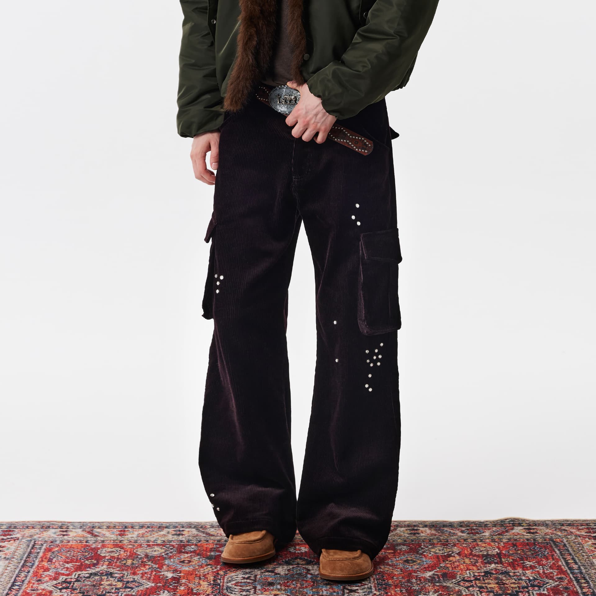 Штаны XINYINSU 26AW Повседневные брюки Мужские - изображение 6