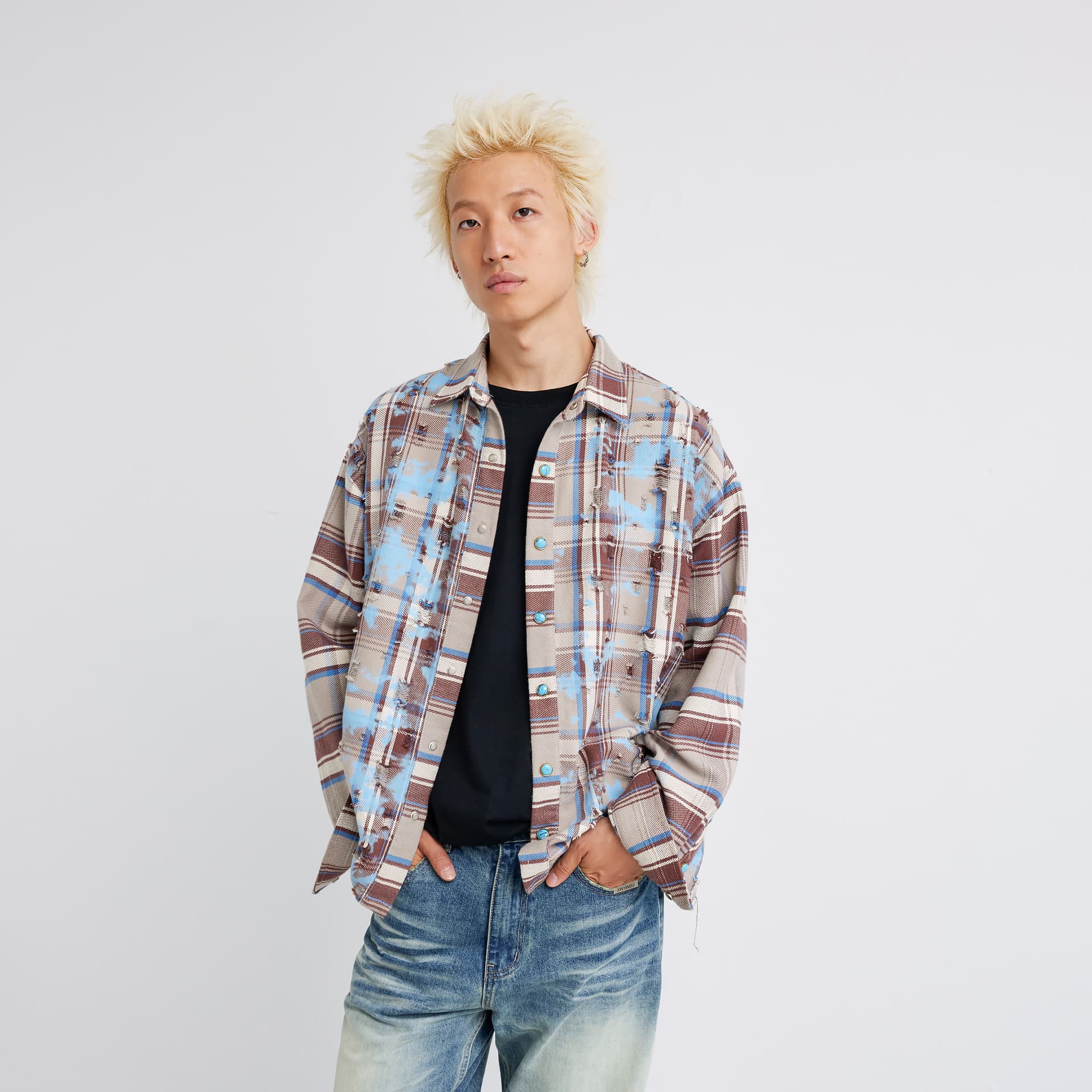 Рубашка XINYINSU 25FW Рубашка Унисекс Парный - изображение 6