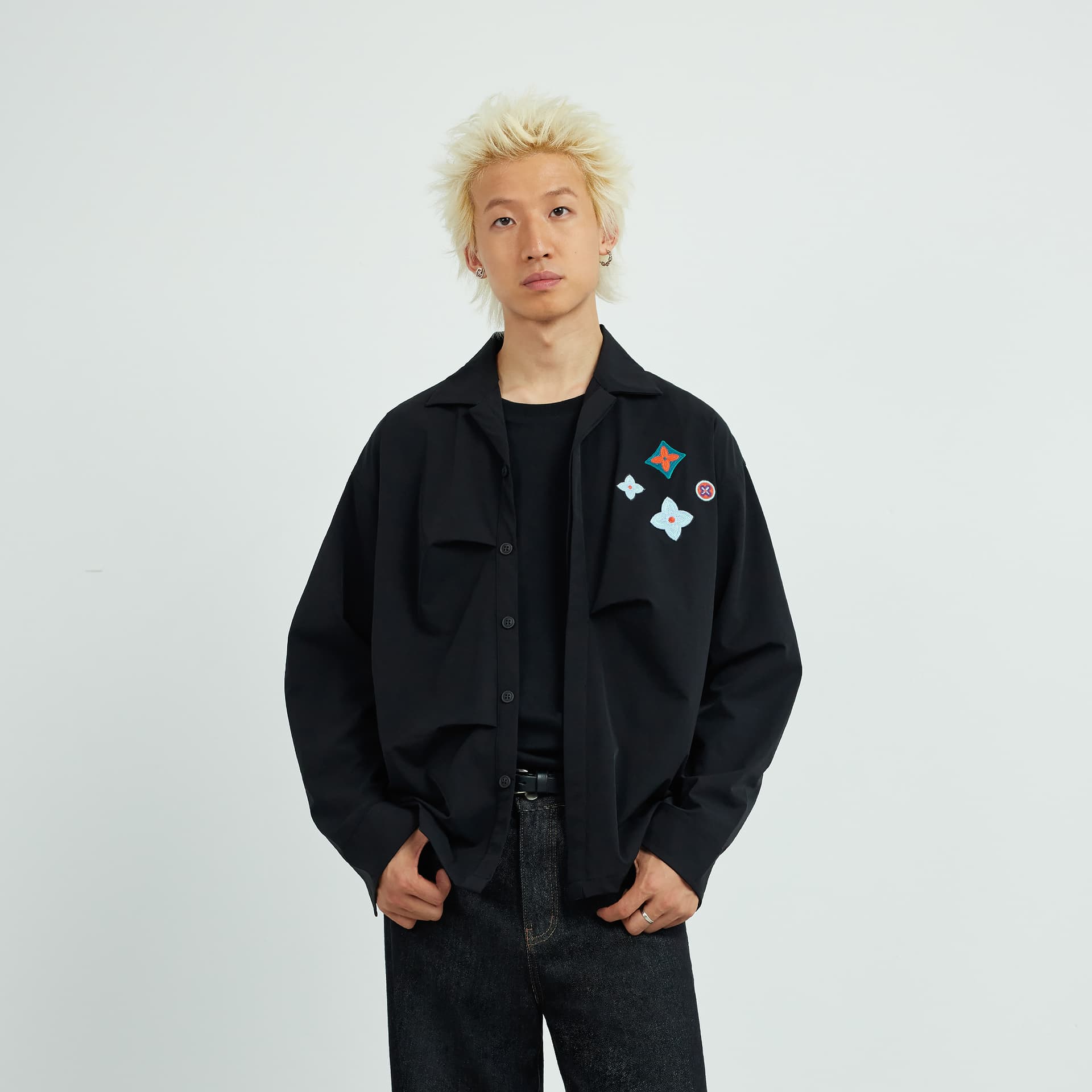 Рубашка XINYINSU x P D 25FW Рубашка Мужская Парная - изображение 6
