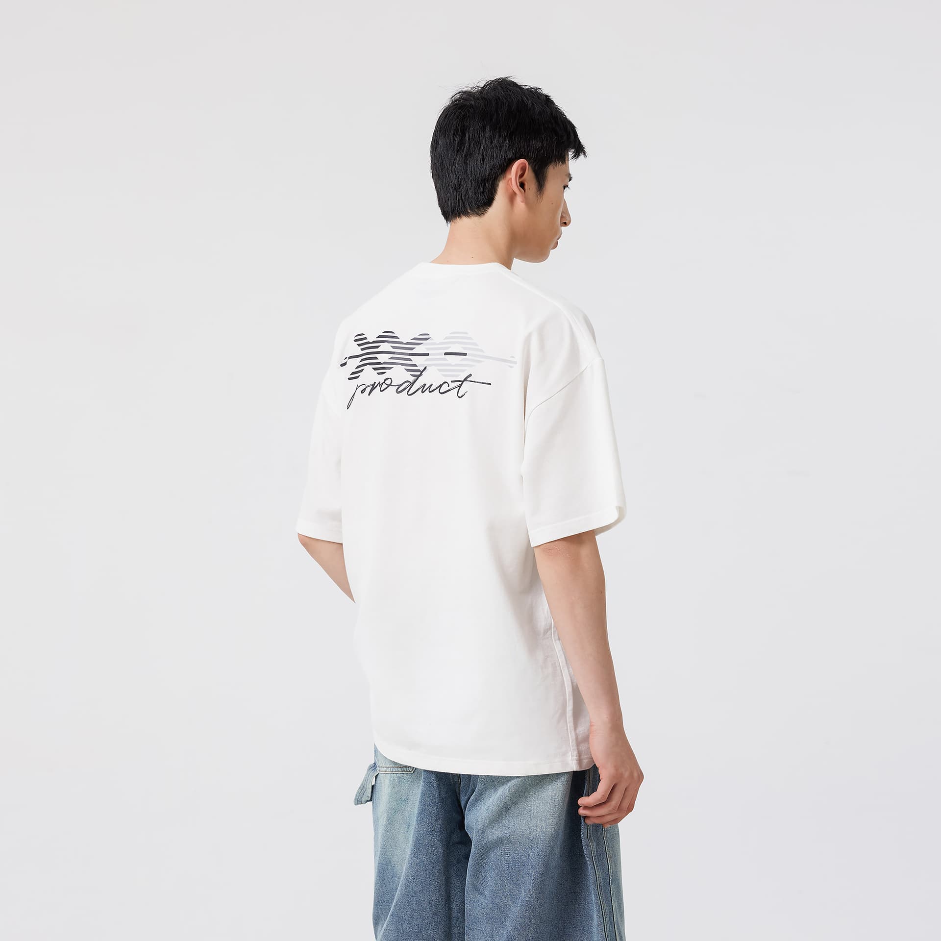 Футболка XINYINSU 25SS T-Shirt Унисекс Белый - изображение 4