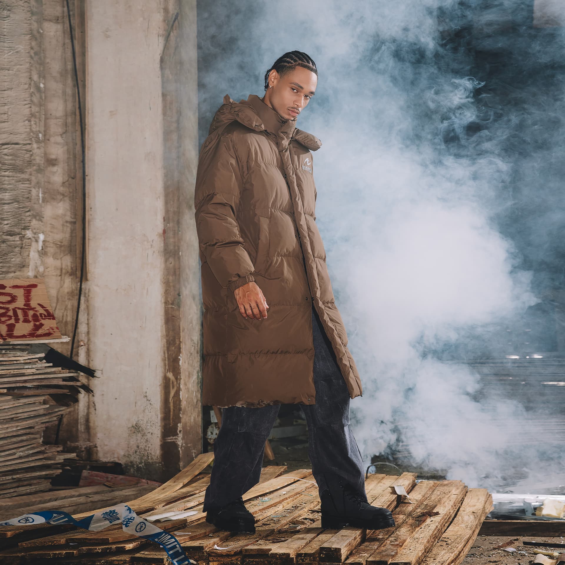 Зимняя куртка XINYINSU FW24 MIST EH Коллекция Пуховик Унисекс - изображение 7