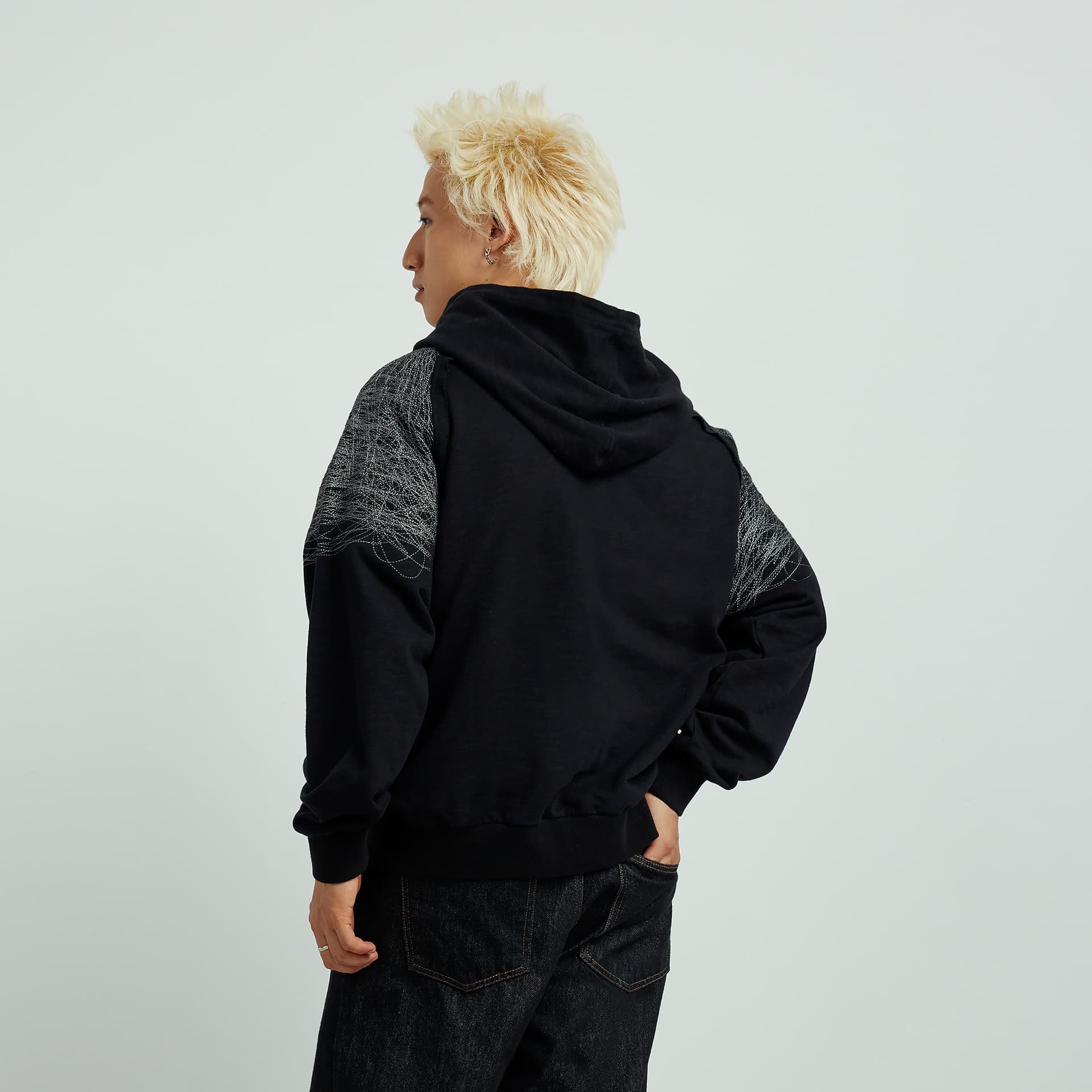 Худи XINYINSU 25FW Толстовка Унисекс - изображение 5