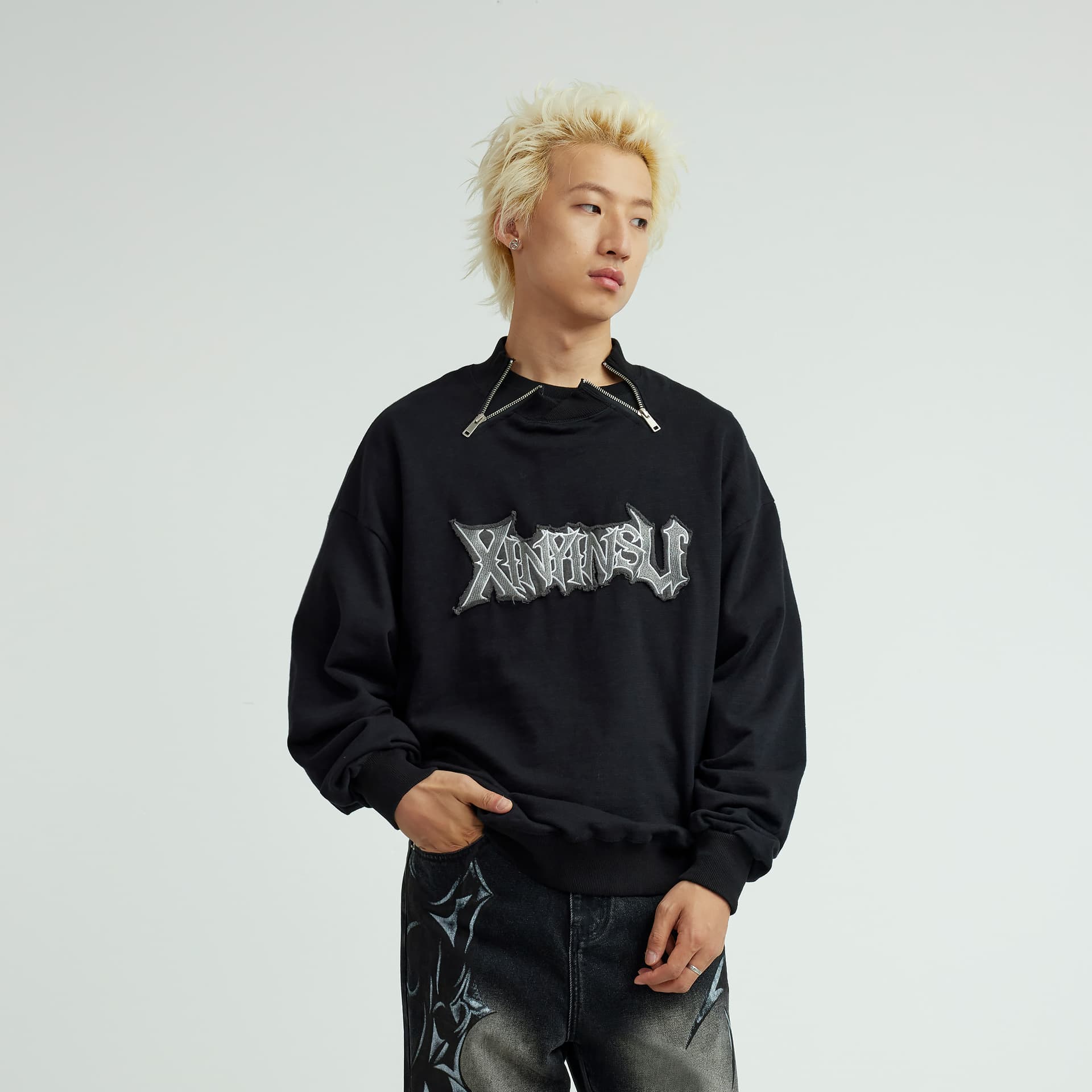 Худи XINYINSU 25FW Толстовка Унисекс - изображение 5