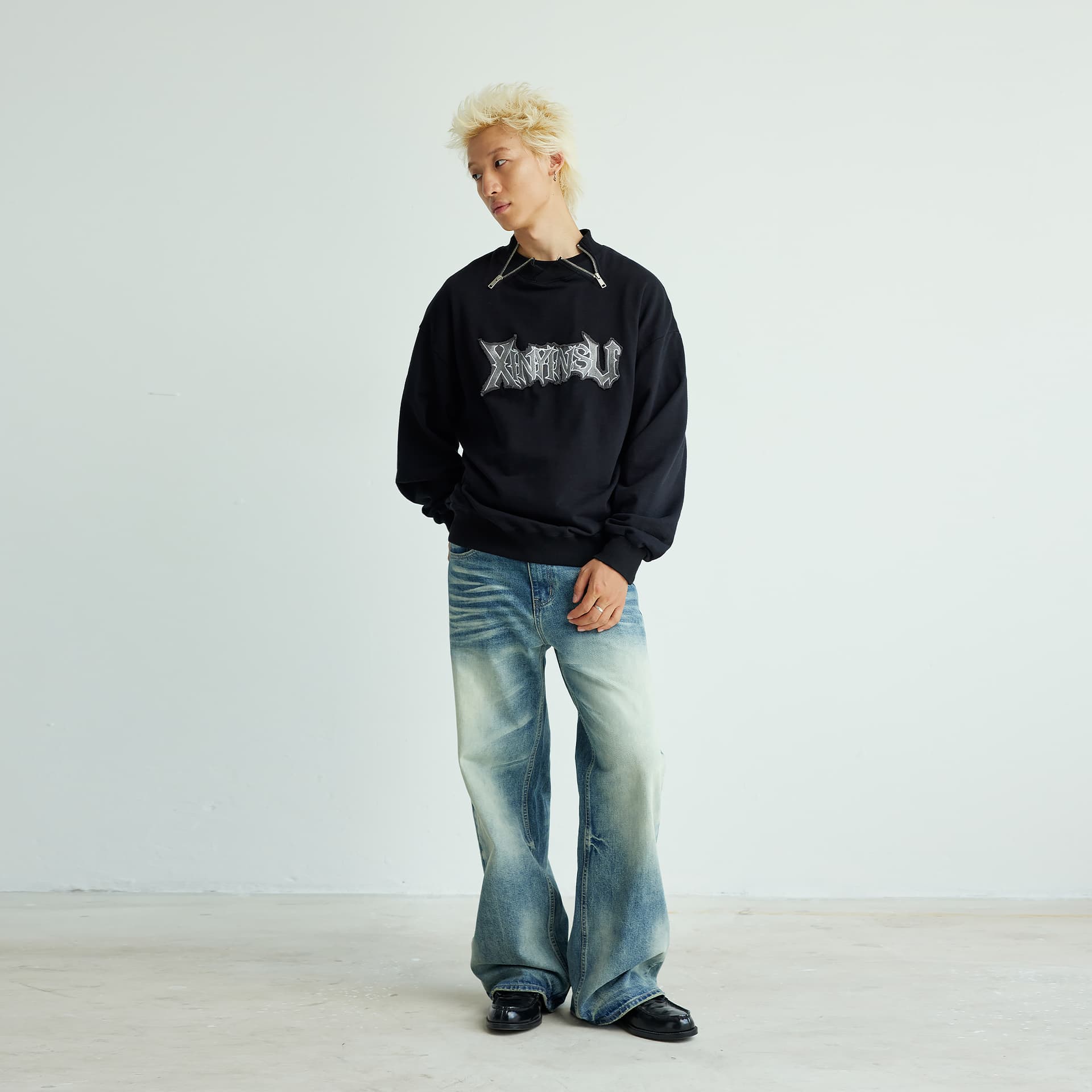 Худи XINYINSU 25FW Толстовка Унисекс - изображение 6