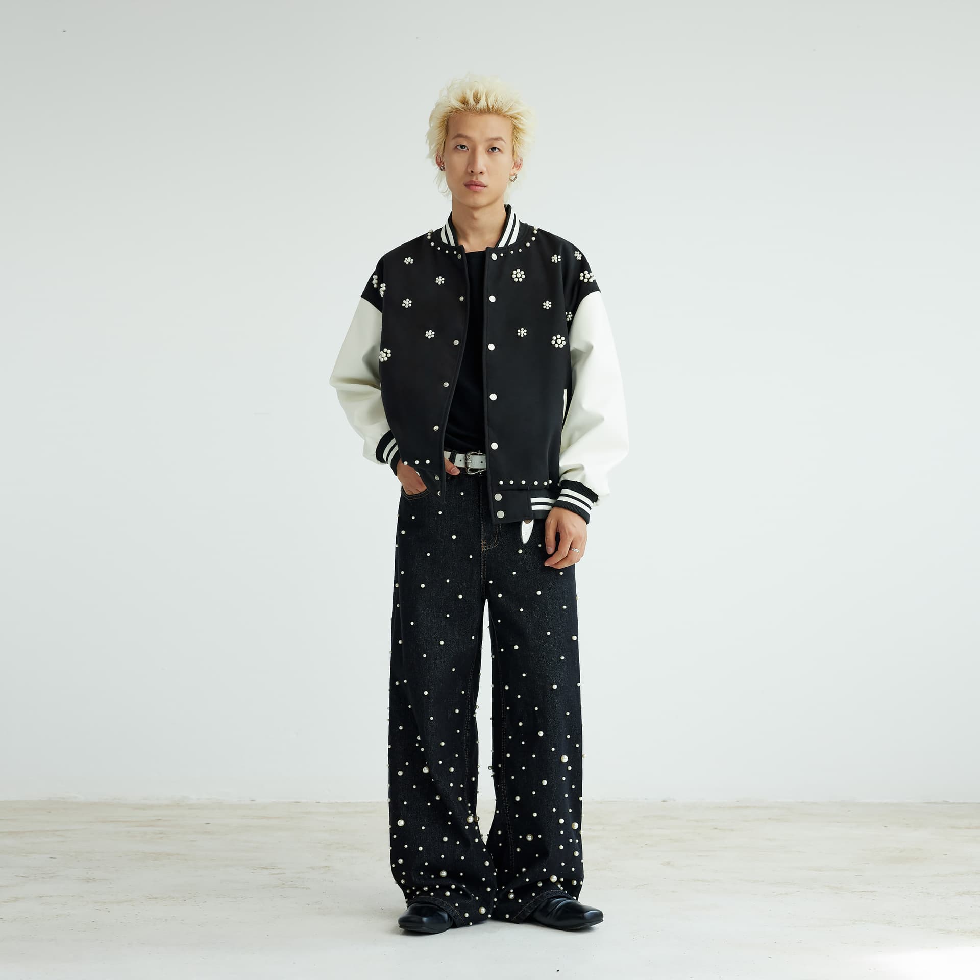 Штаны XINYINSU 25FW Джинсы Унисекс Парный - изображение 7