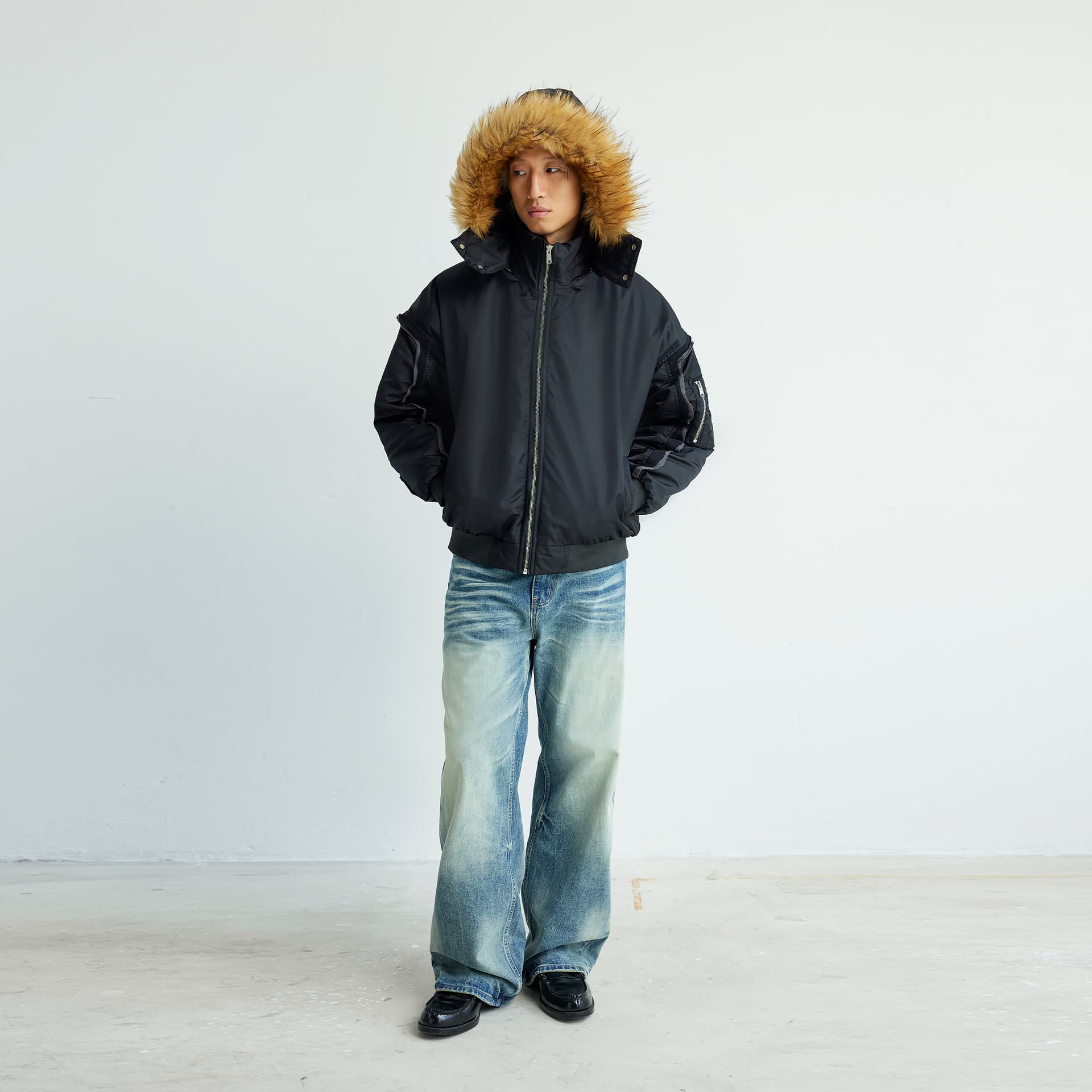 Зимняя куртка пуховик XINYINSU 25FW Хлопковый пуховик унисекс - изображение 7