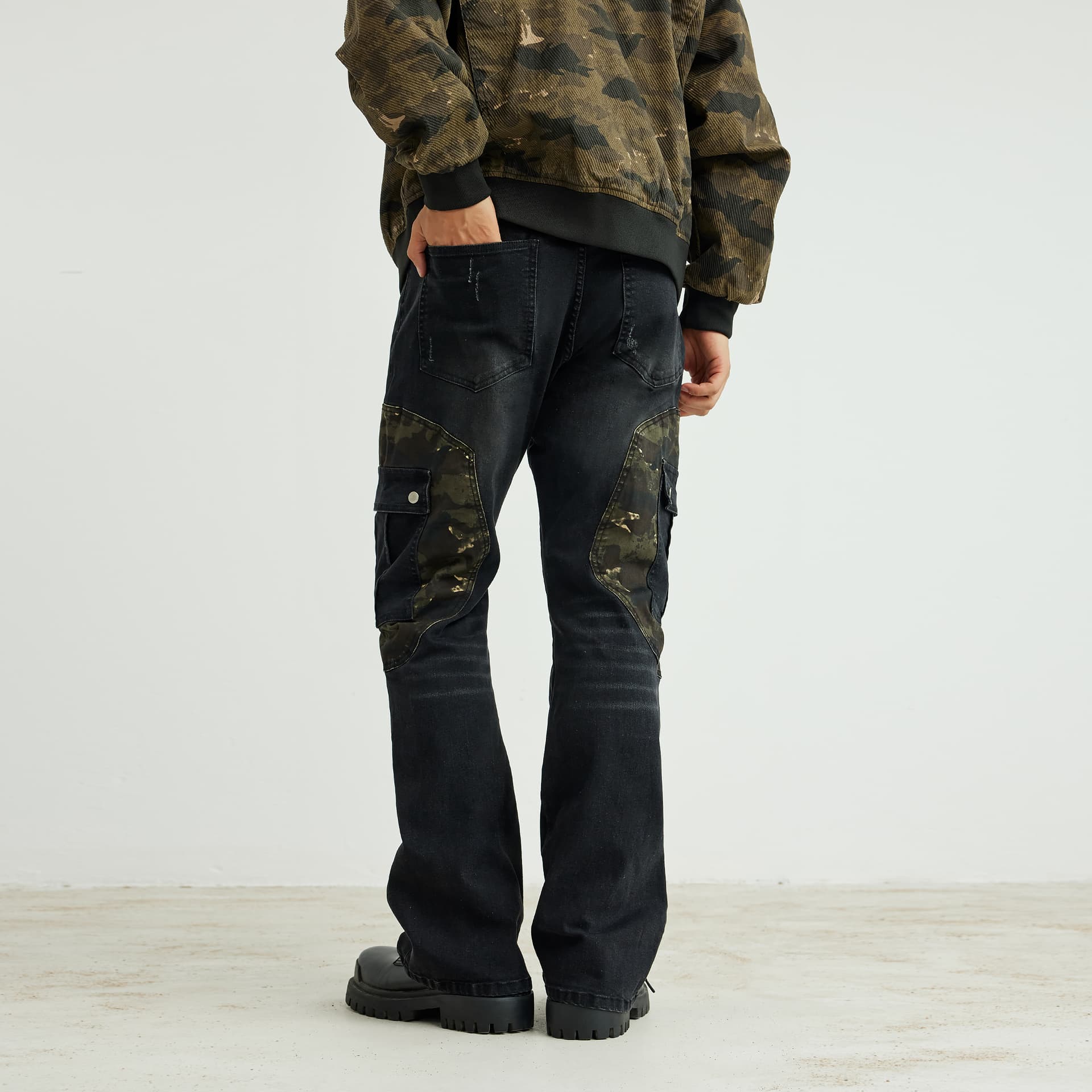 Штаны XINYINSU 25FW Джинсы Унисекс Парный - изображение 4