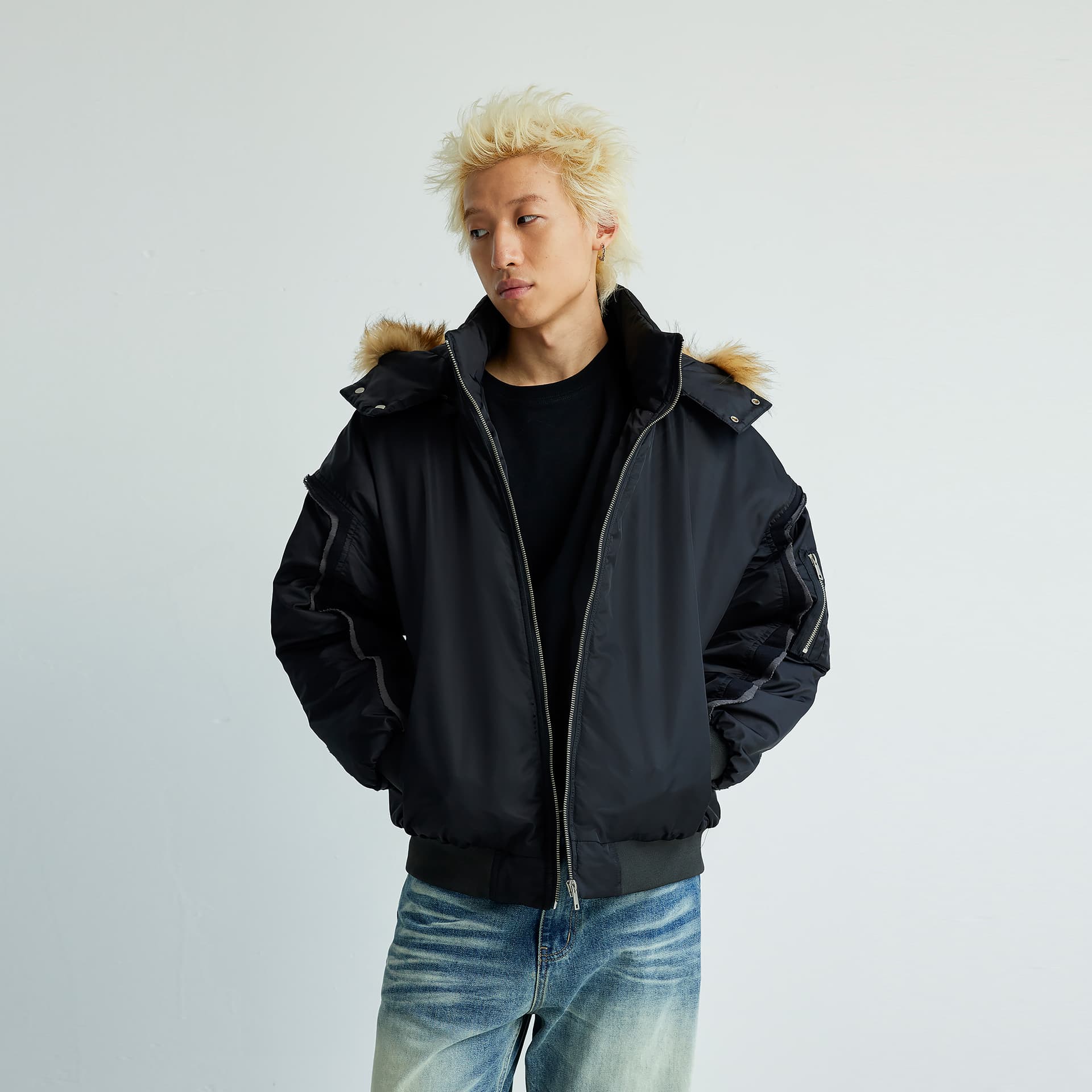 Зимняя куртка пуховик XINYINSU 25FW Хлопковый пуховик унисекс - изображение 5