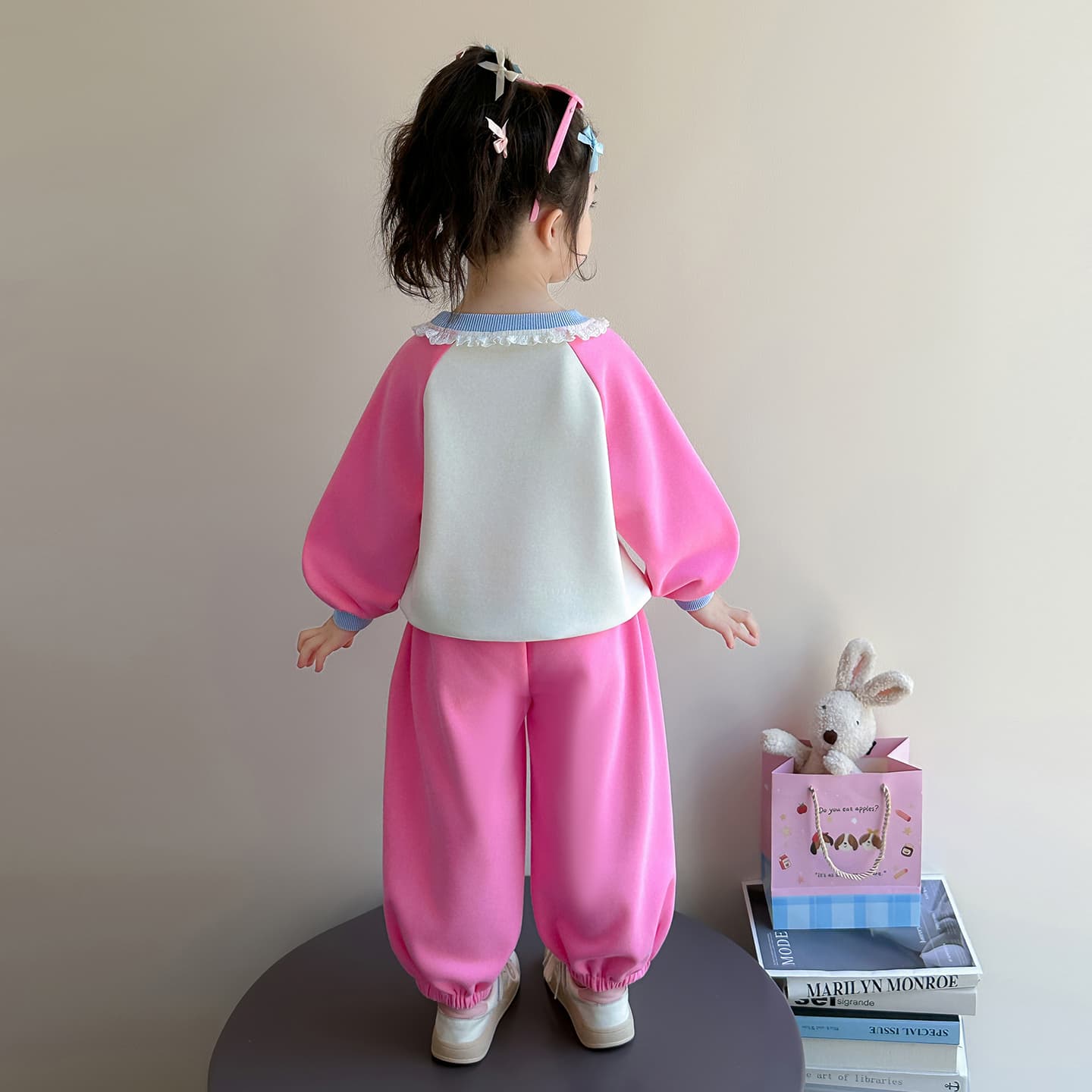 ATONGMU Розовый Kids Повседневные спортивные костюмы Наборы - изображение 5