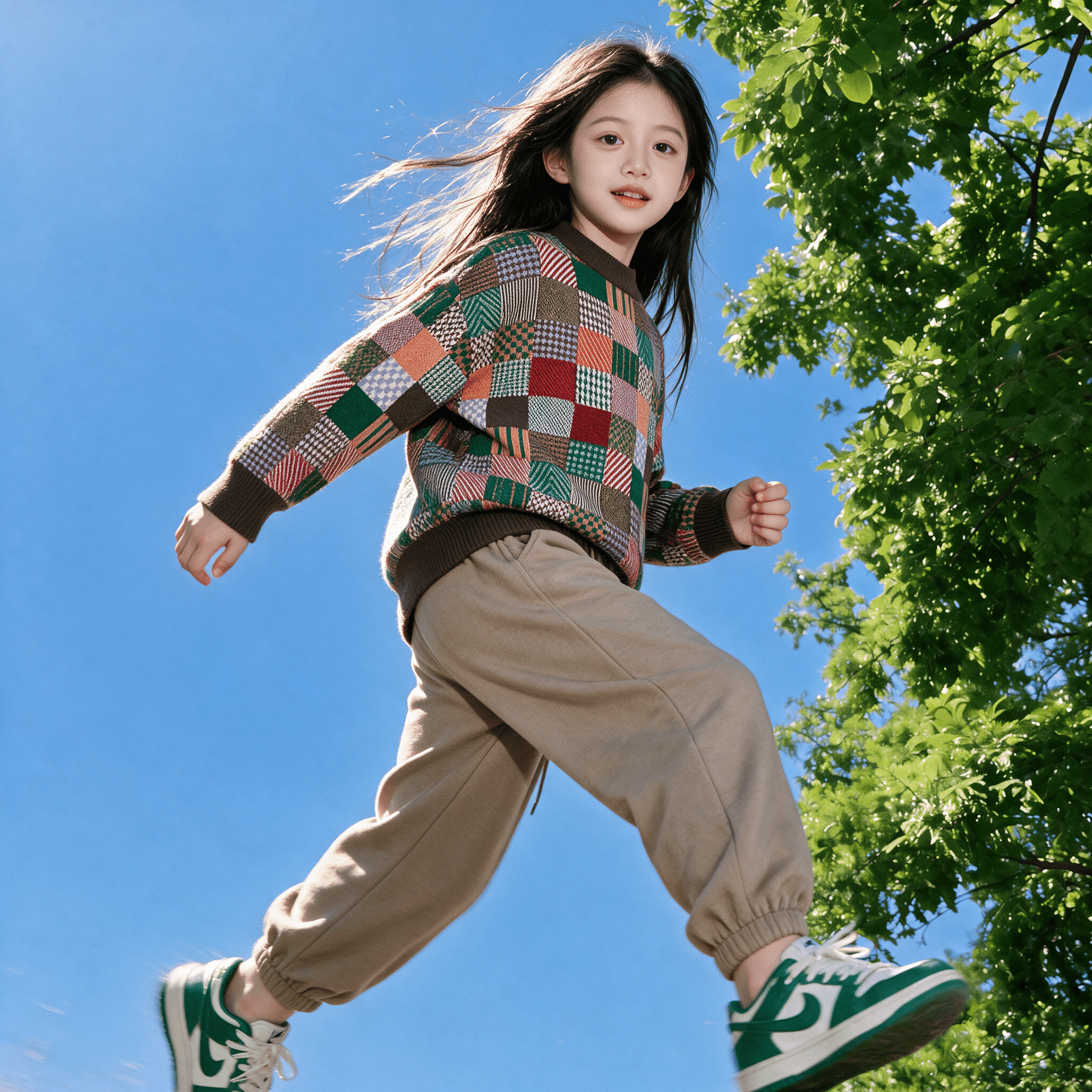 ATONGMU Многоцветная клетка Kids Свитеры - изображение 2