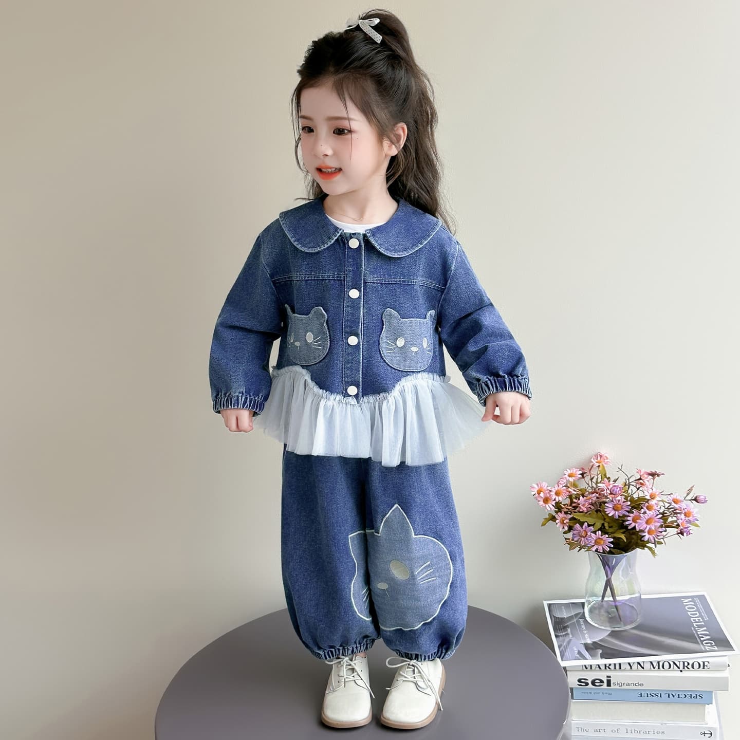 ATONGMU Синий Kids Повседневные спортивные костюмы Наборы - изображение 4