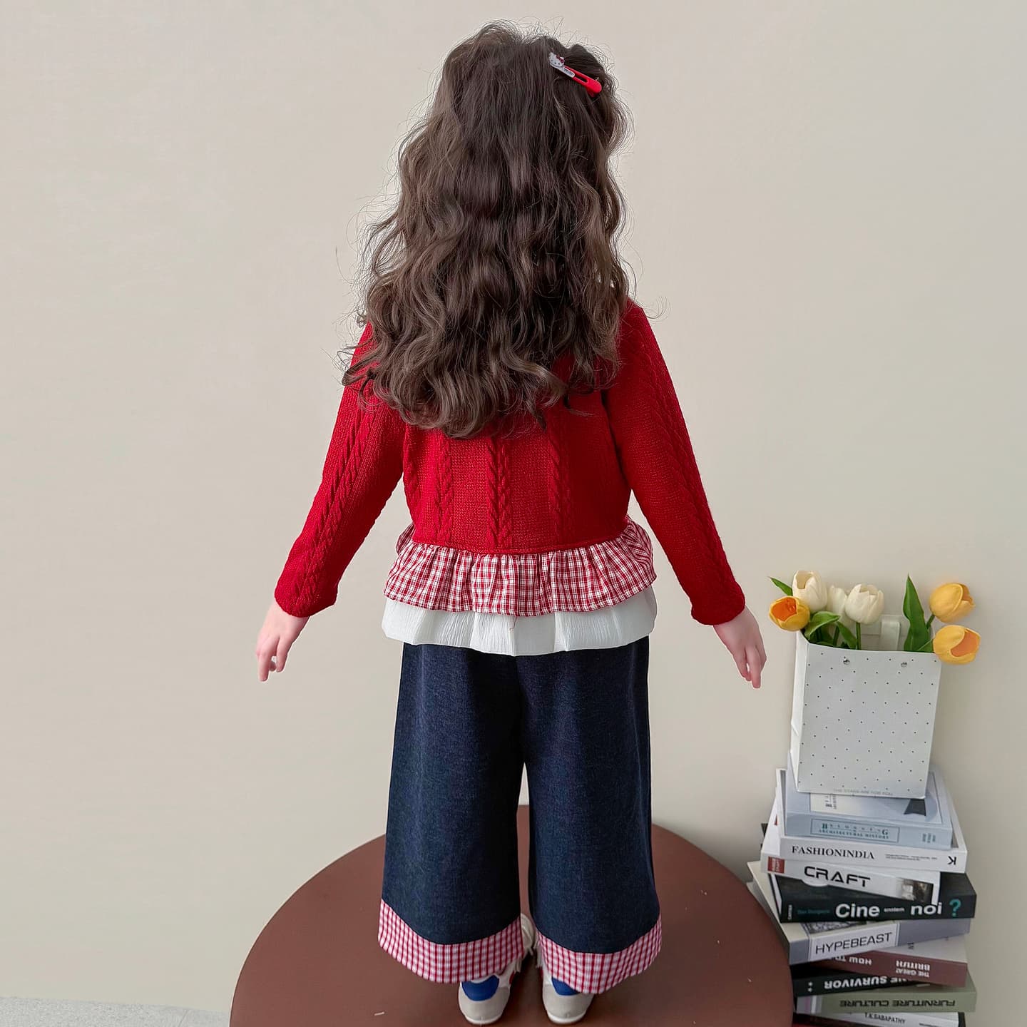 ATONGMU Красный Kids Повседневные спортивные костюмы Наборы - изображение 3