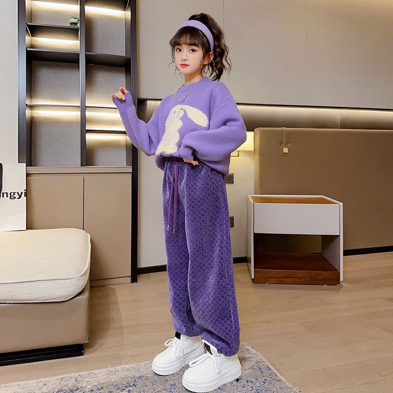 ATONGMU Фиолетовый Kids Свитеры - изображение 3