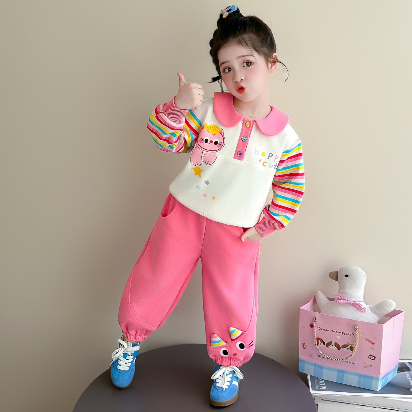 ATONGMU Цвет изображения Kids Повседневные спортивные костюмы Наборы - изображение 4
