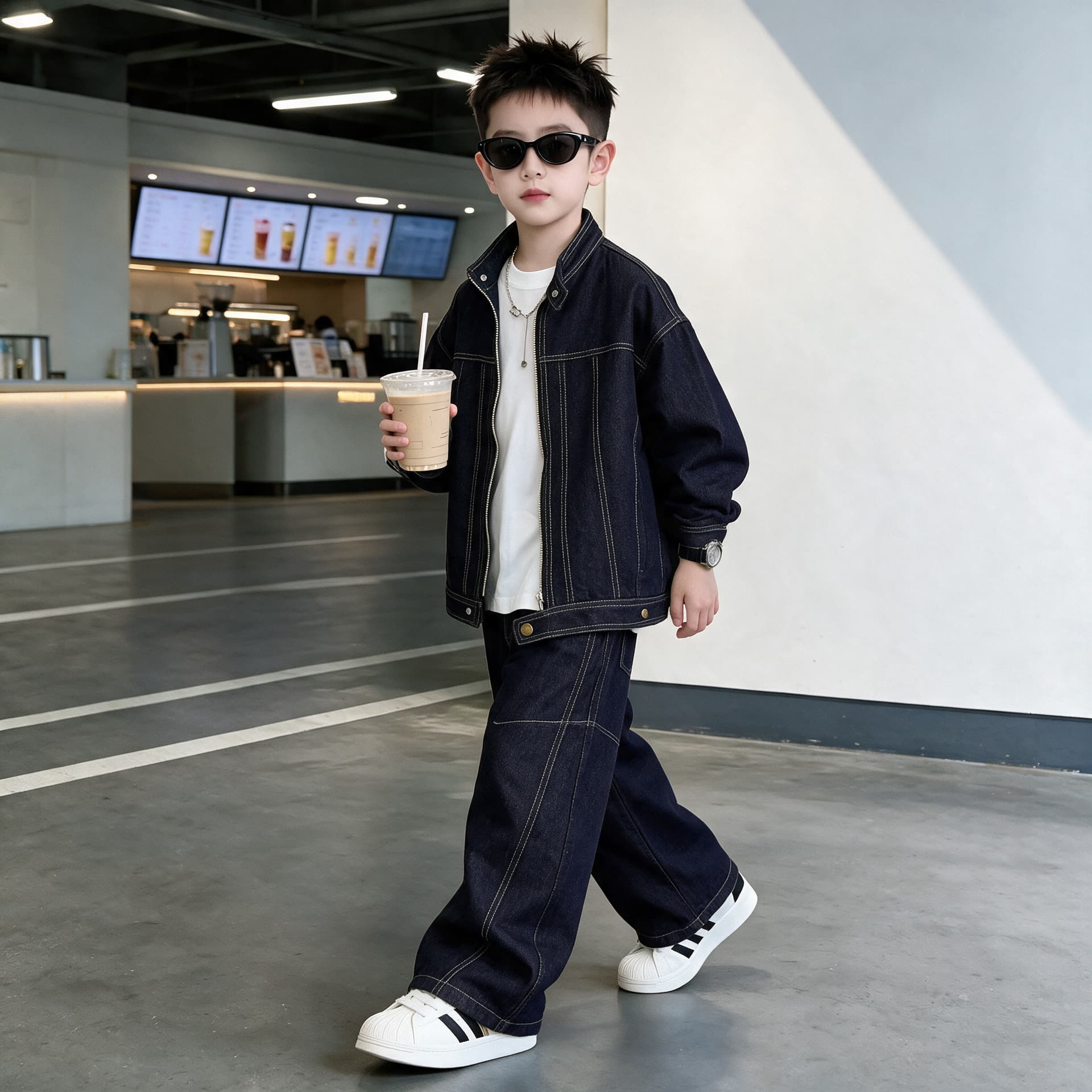 ATONGMU Синий Kids Повседневные спортивные костюмы Наборы - изображение 3