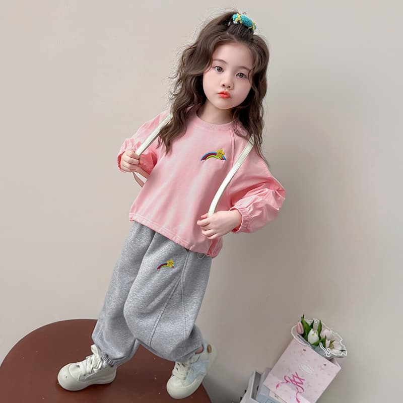 ATONGMU Розовый Kids Повседневные спортивные костюмы Наборы - изображение 5