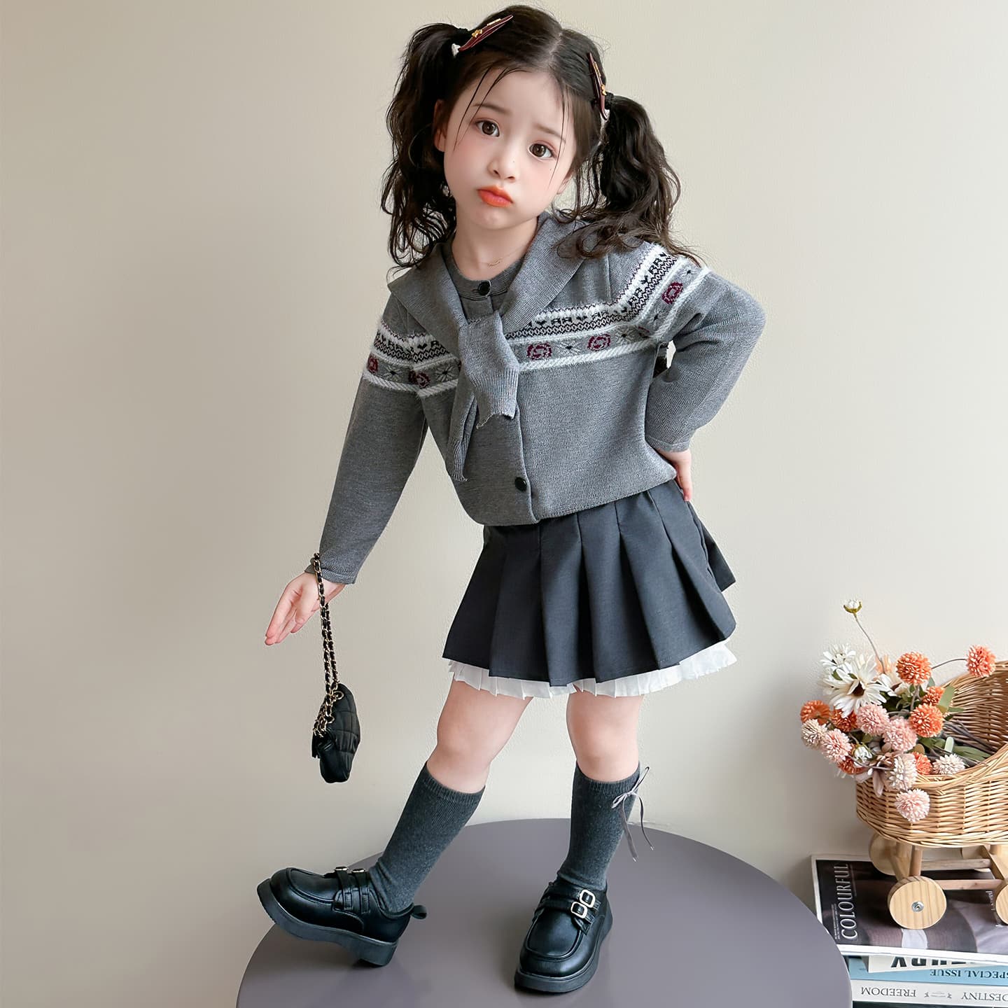 ATONGMU Цвет изображения Kids Свитеры - изображение 4