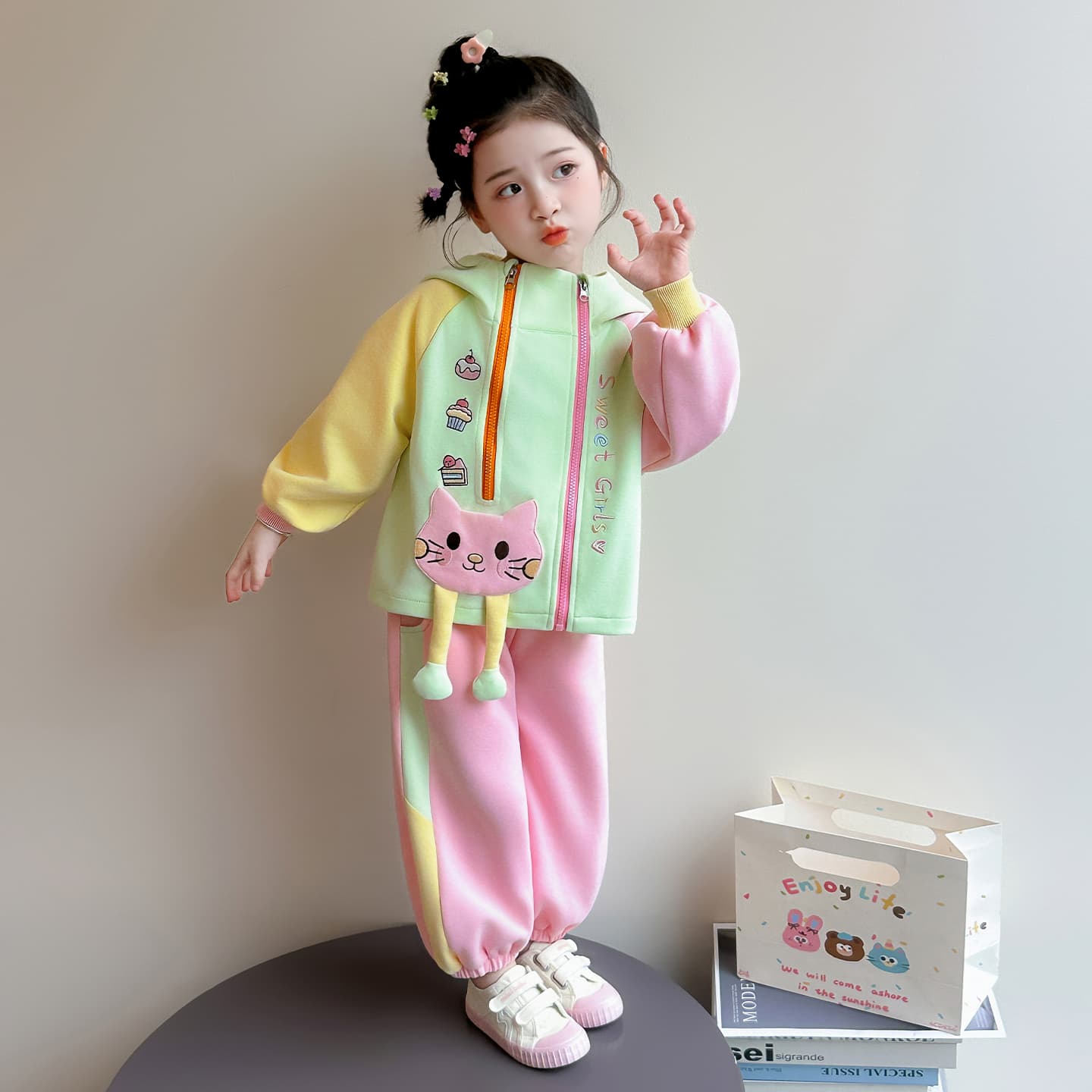 ATONGMU Цвет изображения Kids Повседневные спортивные костюмы Наборы - изображение 4