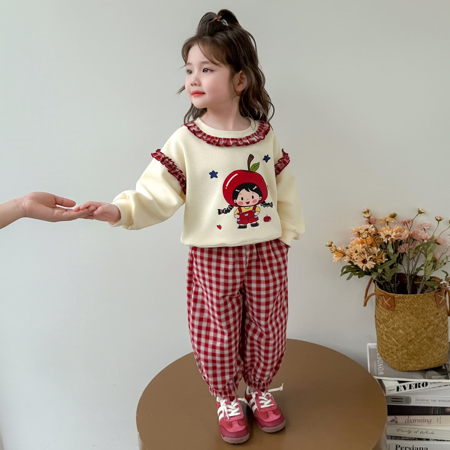 ATONGMU Абрикос Kids Повседневные спортивные костюмы Наборы - изображение 3