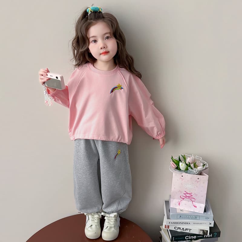 ATONGMU Розовый Kids Повседневные спортивные костюмы Наборы - изображение 2