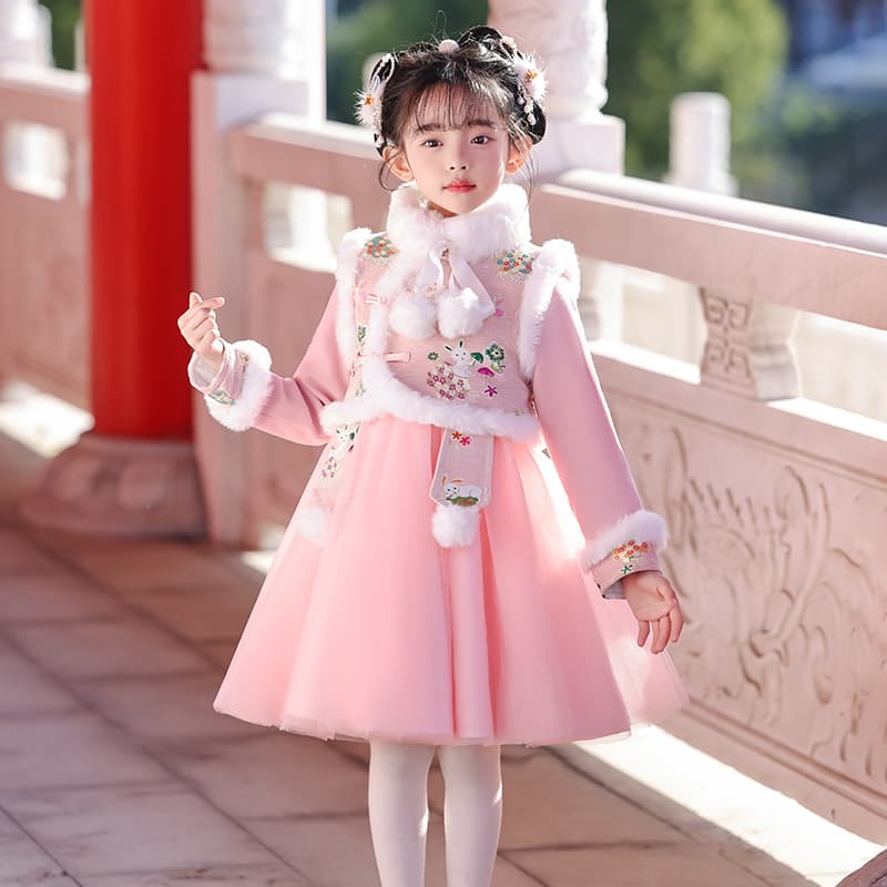 ATONGMU Розовый Kids Ханьфу - изображение 2