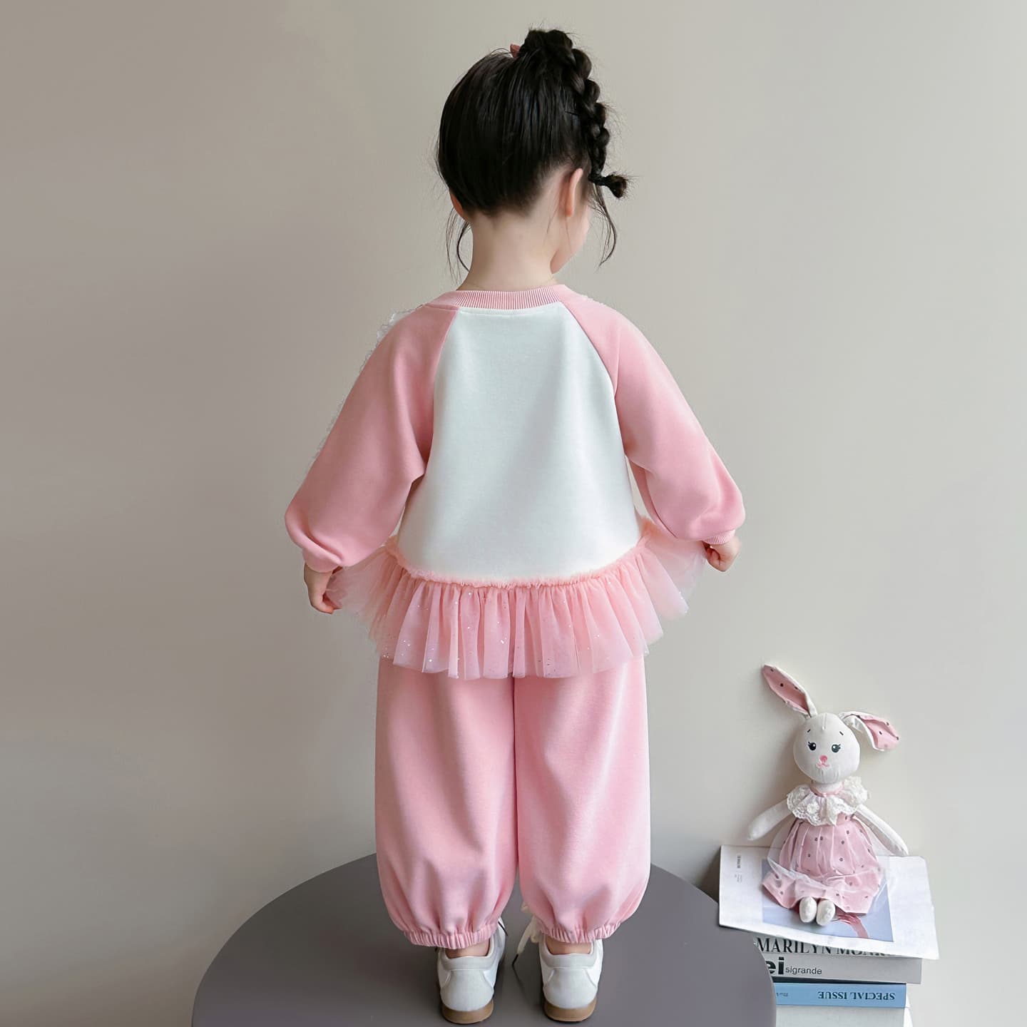 ATONGMU Розовый Kids Повседневные спортивные костюмы Наборы - изображение 3