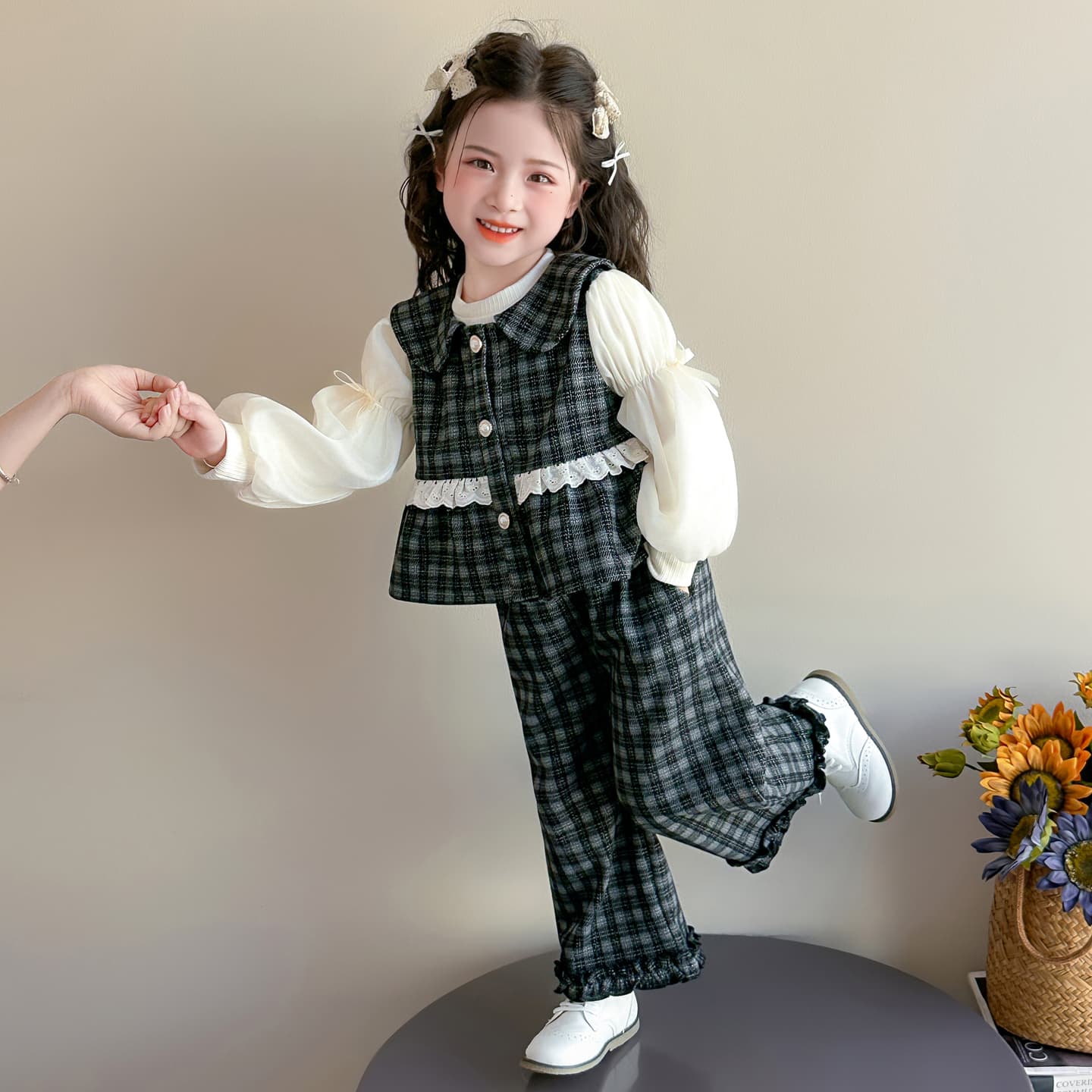 ATONGMU Серый Kids Повседневные спортивные костюмы Наборы - изображение 2