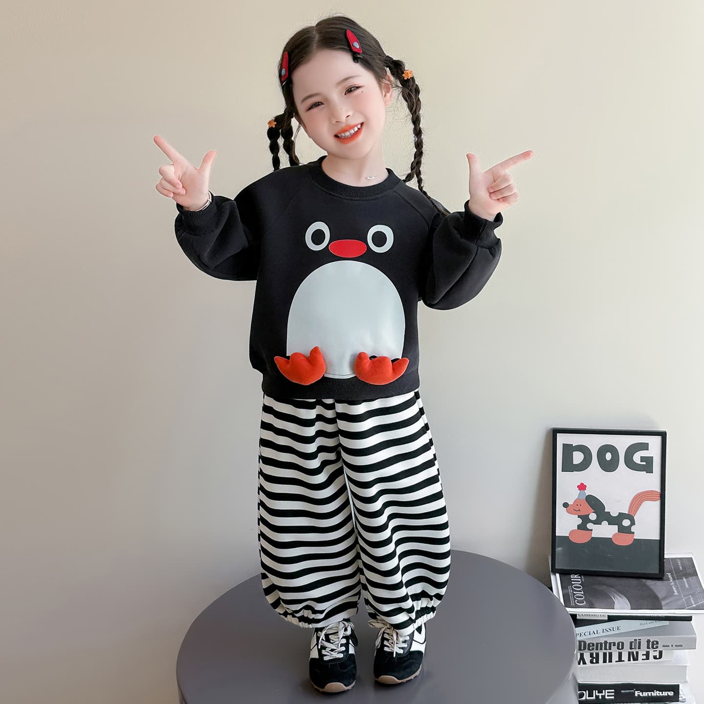 ATONGMU Цвет изображения Kids Повседневные спортивные костюмы Наборы - изображение 2