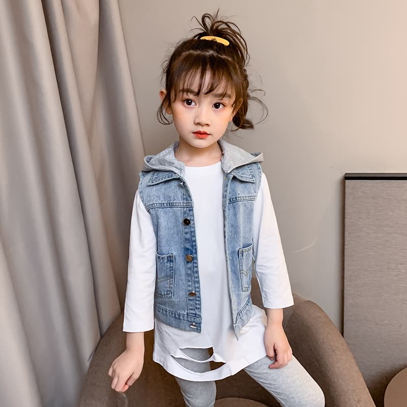 ATONGMU Джинсовый синий Kids Топы - изображение 2